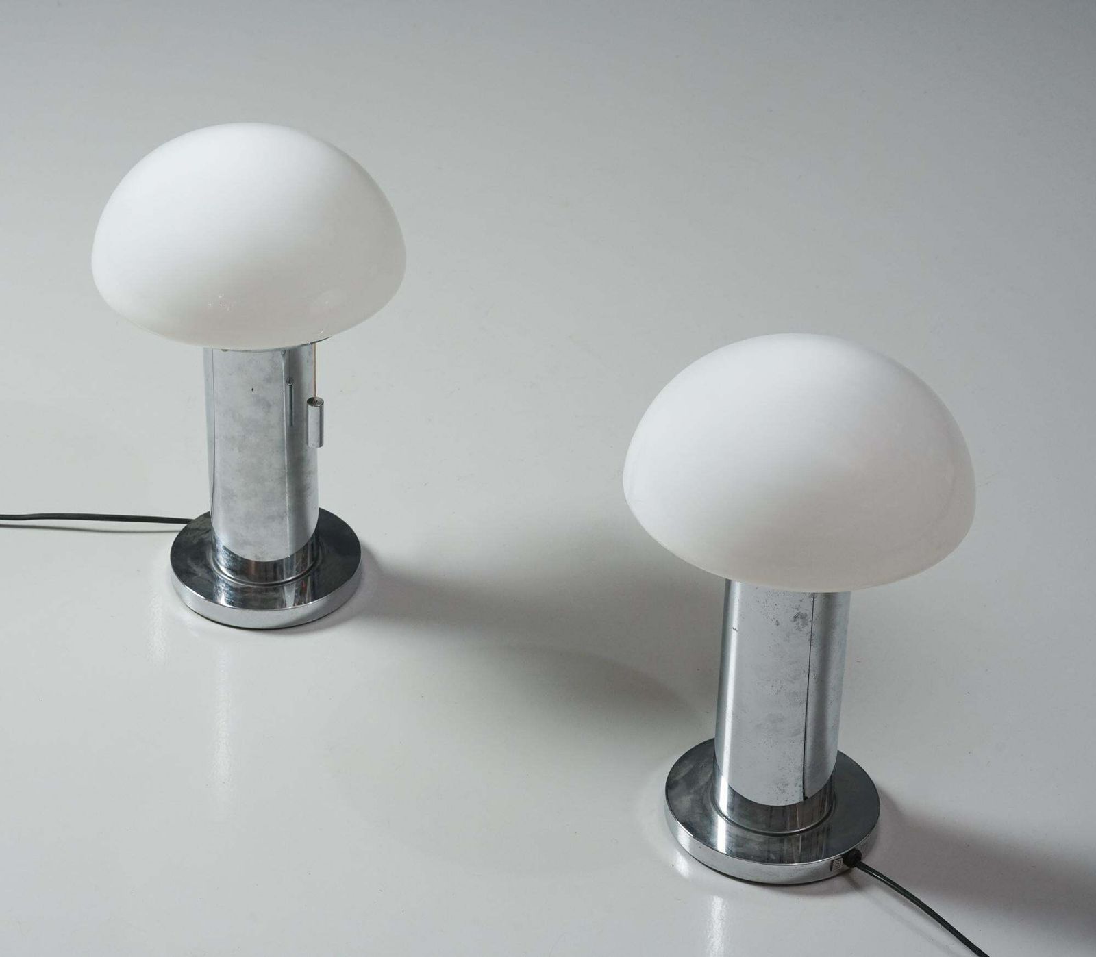 Pair Of Mushroom Table Lamps, Glashütte Limburg, 1970/1980s photo 1287.0