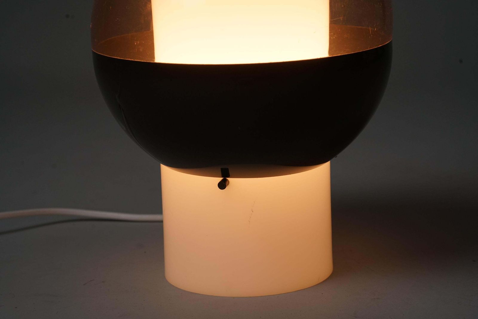 Rare Space Age Table Lamp, Attr. Yki Nummi, Stockmann Orno, 1970s photo vinterior