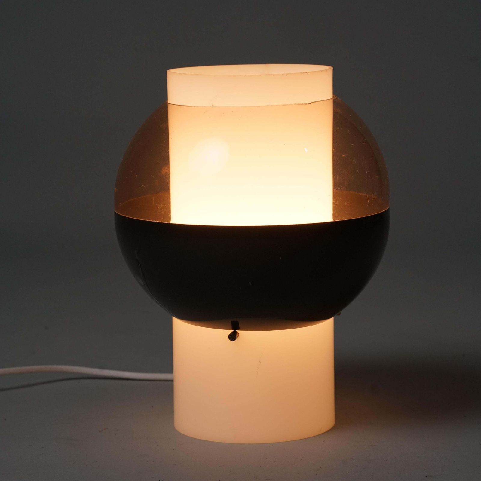 Rare Space Age Table Lamp, Attr. Yki Nummi, Stockmann Orno, 1970s photo buy
