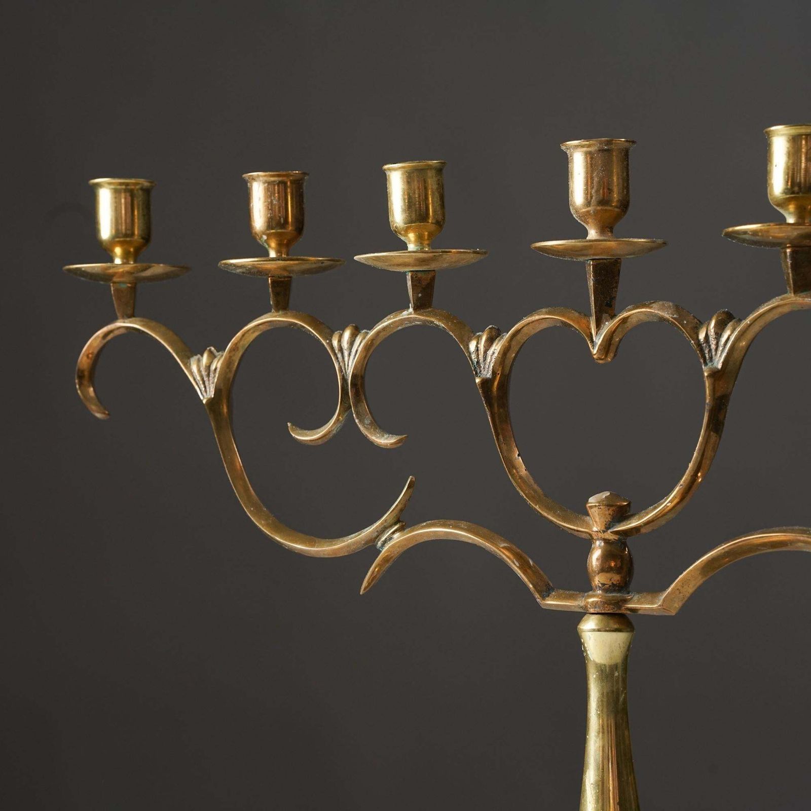 Brass Candelabra By Paavo Tynell For Taito Oy, 1920s photo 2788.0