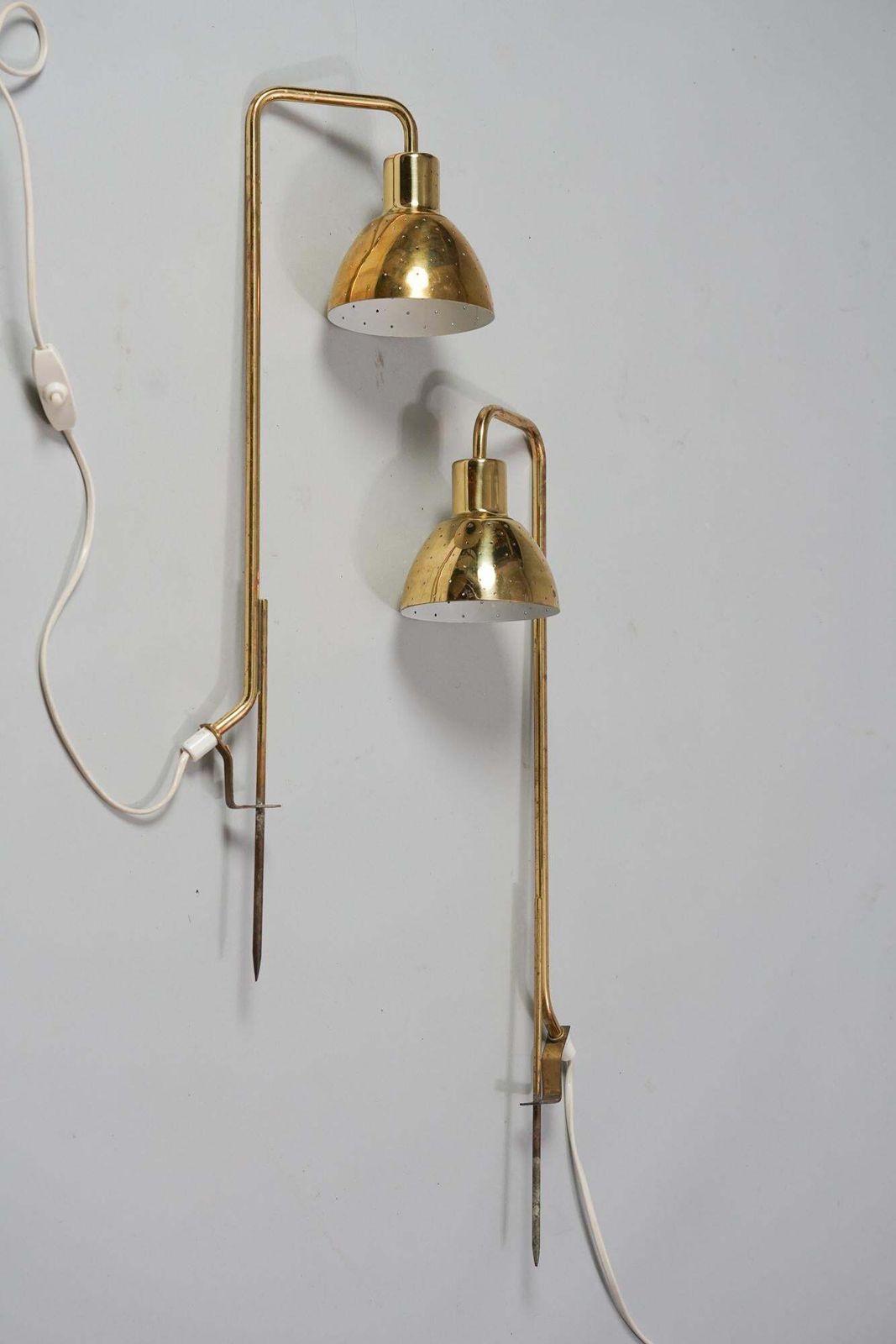Set Of Two Model Primula Flower Lamps, Hans Agne Jakobsson, Ab Markaryd, 1960s photo furniture