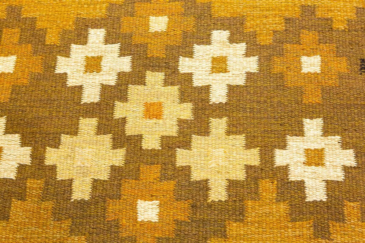 Swedish Rug Cross Design photo Textiles