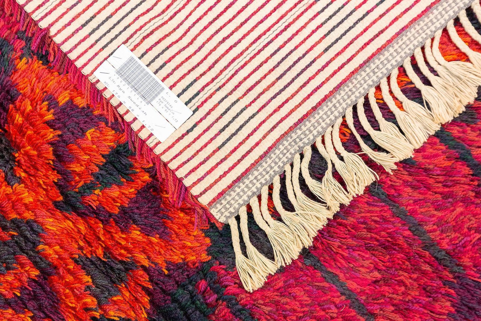Rya Rug Swedish photo vintage