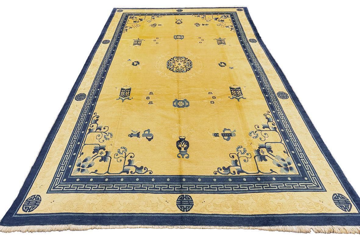 Chinese Rug Peking Design photo Textiles