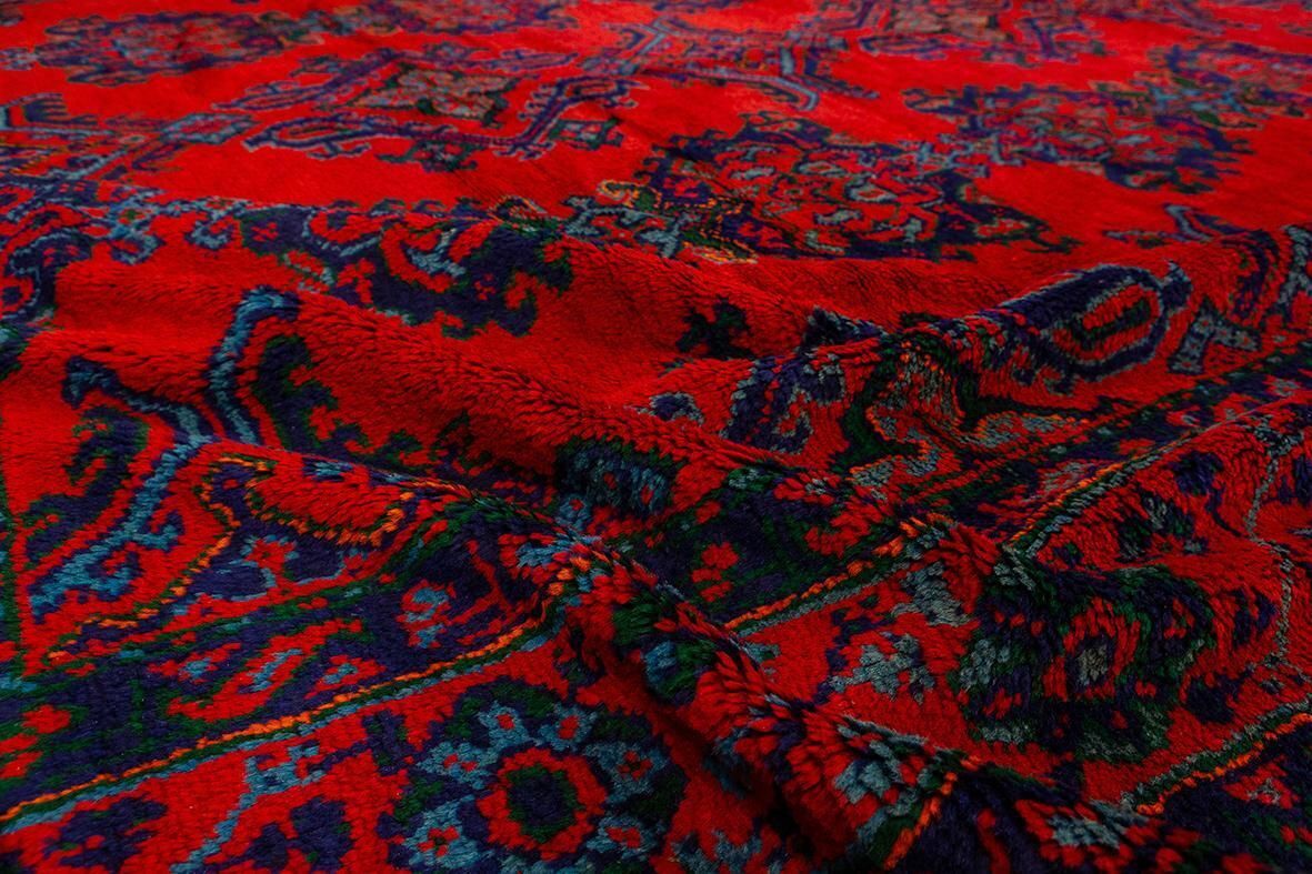 photo for sale Oushak Rug Red Field