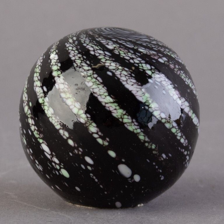 Guernsey Island Studio Glass Swirled Paperweight