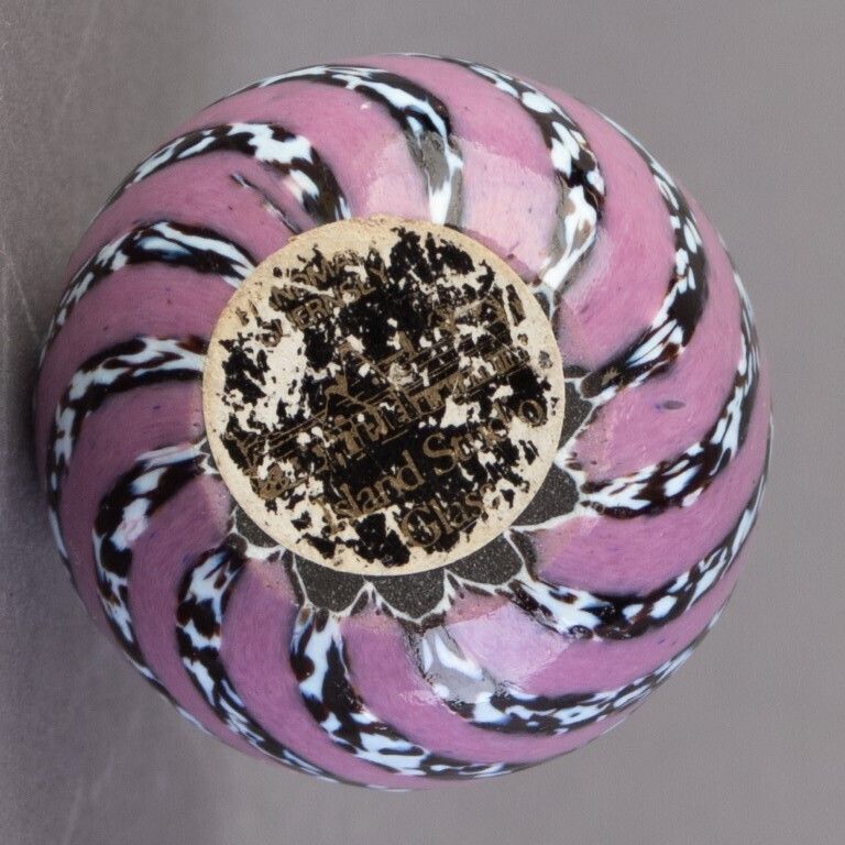 Guernsey Island Studio Glass Swirled Paperweight photo furniture