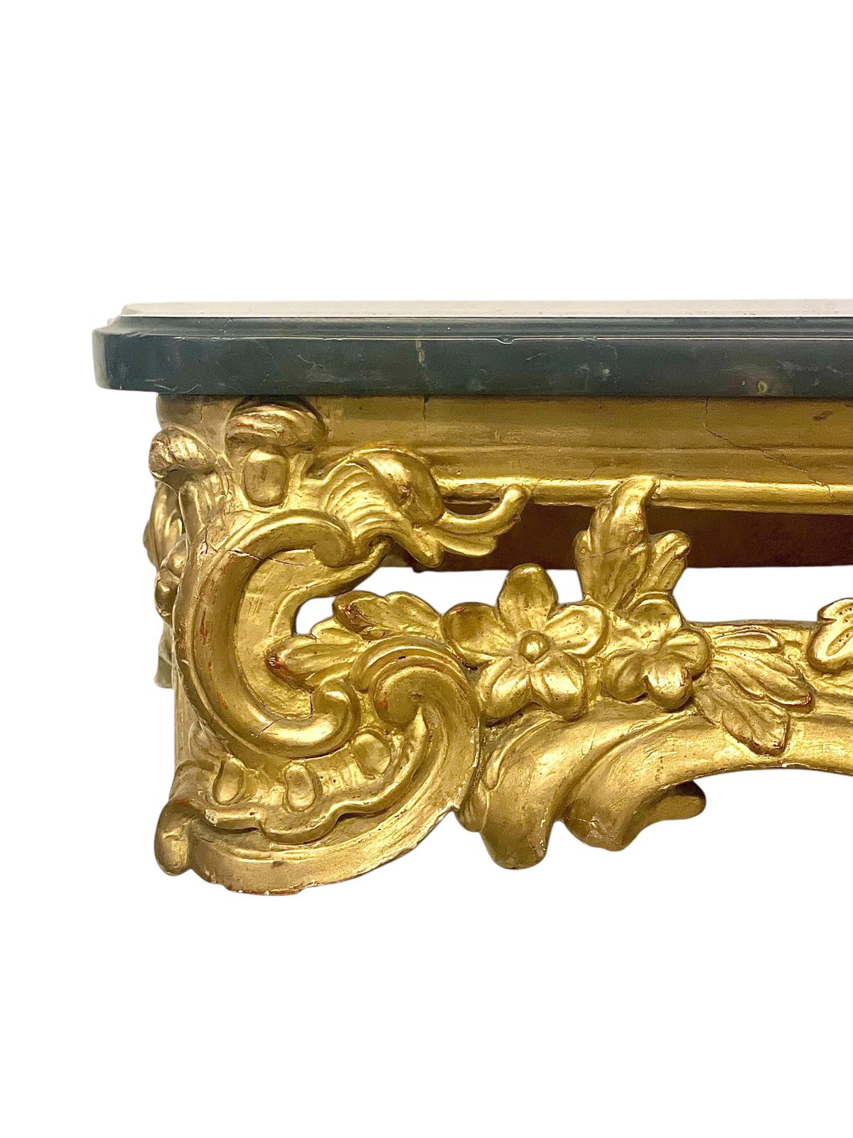 18th Century Louis XV Giltwood Console With Original Marble Top photo buy