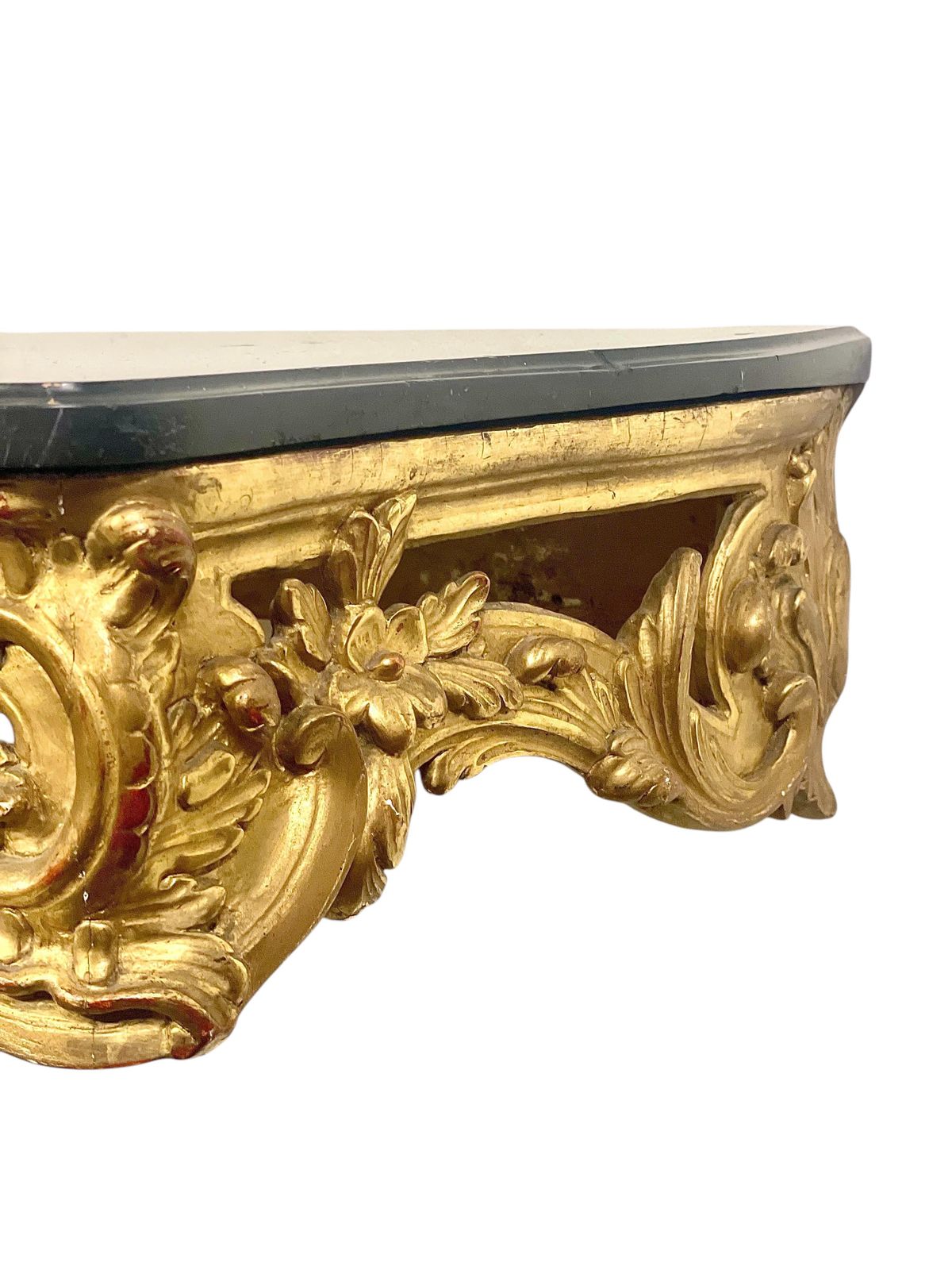 photo buy 18th Century Louis XV Giltwood Console With Original Marble Top