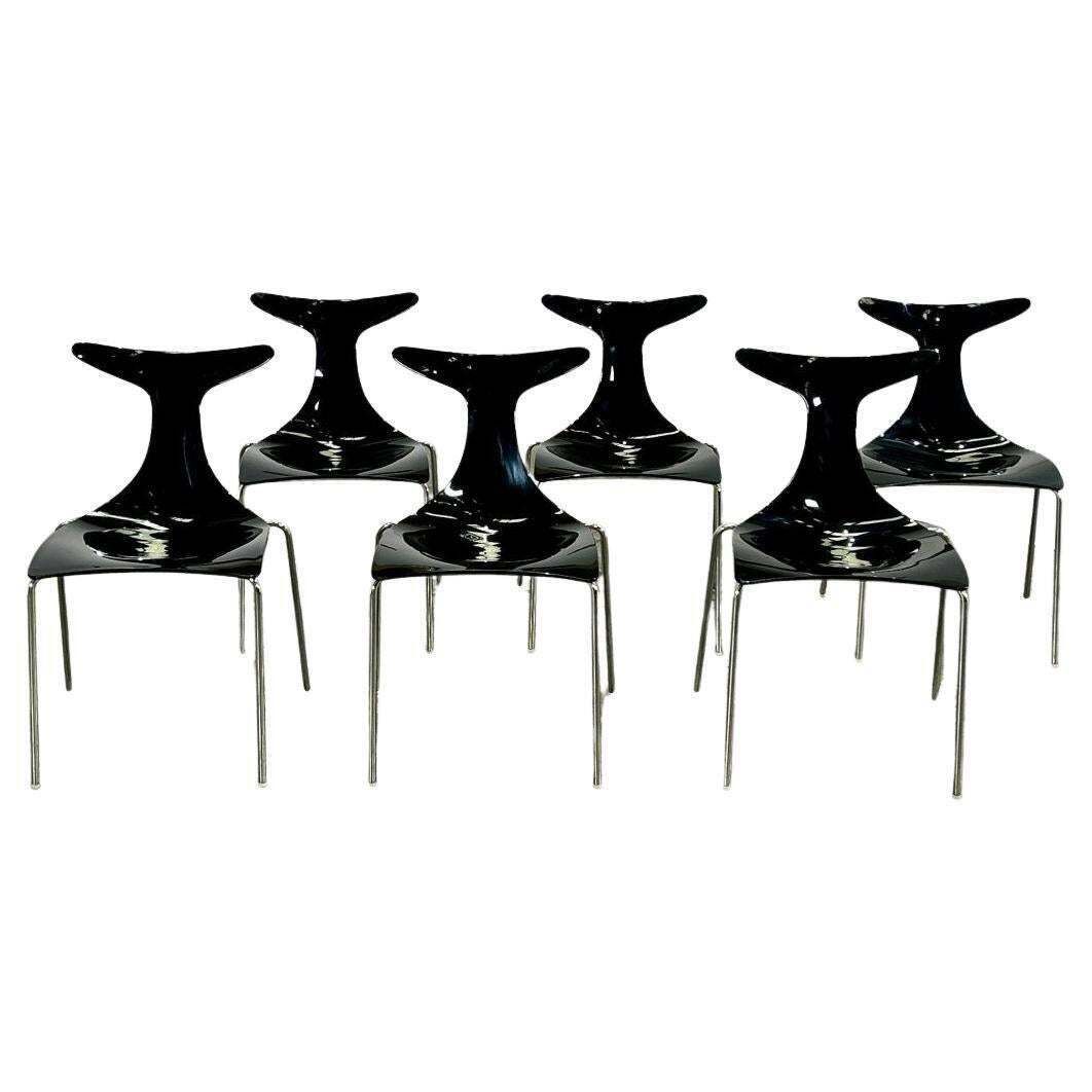 Ciacci Kreaty Delfy Dining Chairs By Gino Carollo, Set Of Six