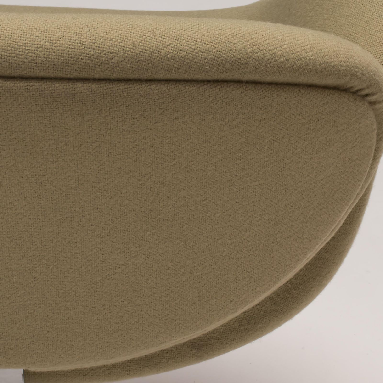 photo vinterior Artifort By Pierre Paulin Green Fabric Little Tulip Swivel Chairs, Set Of Three