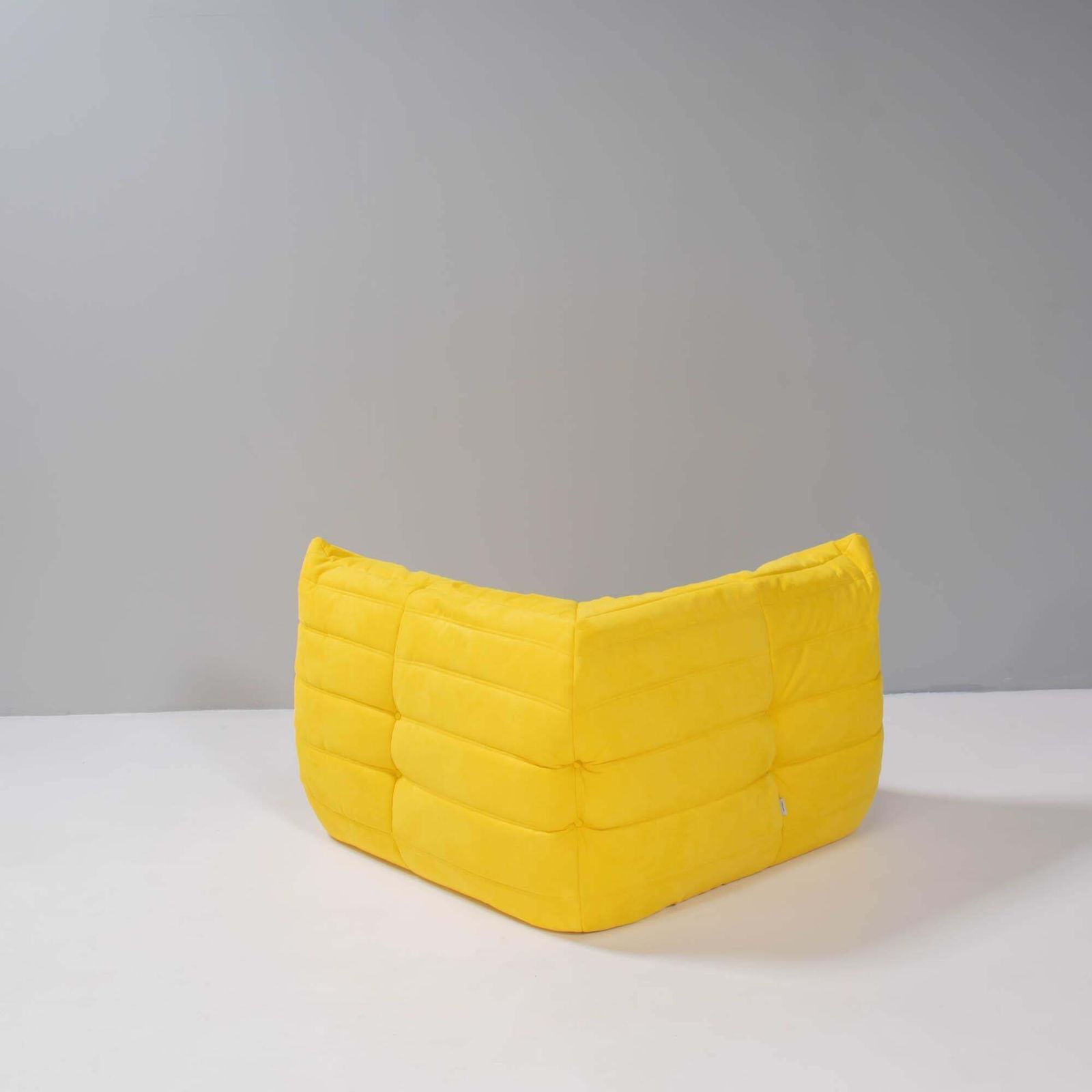 Ligne Roset By Michel Ducaroy Togo Yellow Modular Sofa, Set Of Three photo vintage
