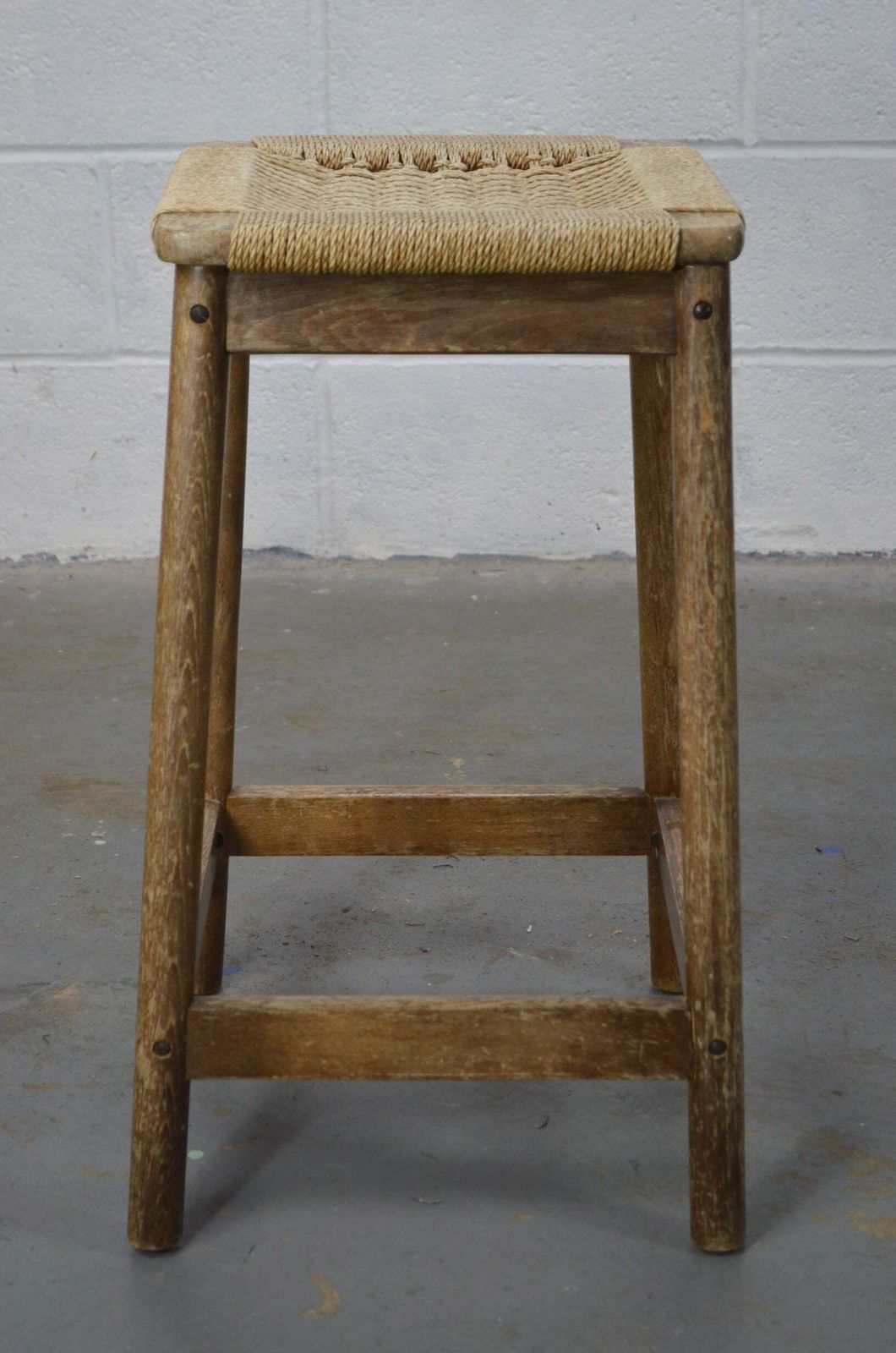 Vintage Mid Century Hans J Wegner Style Stool photo Furniture