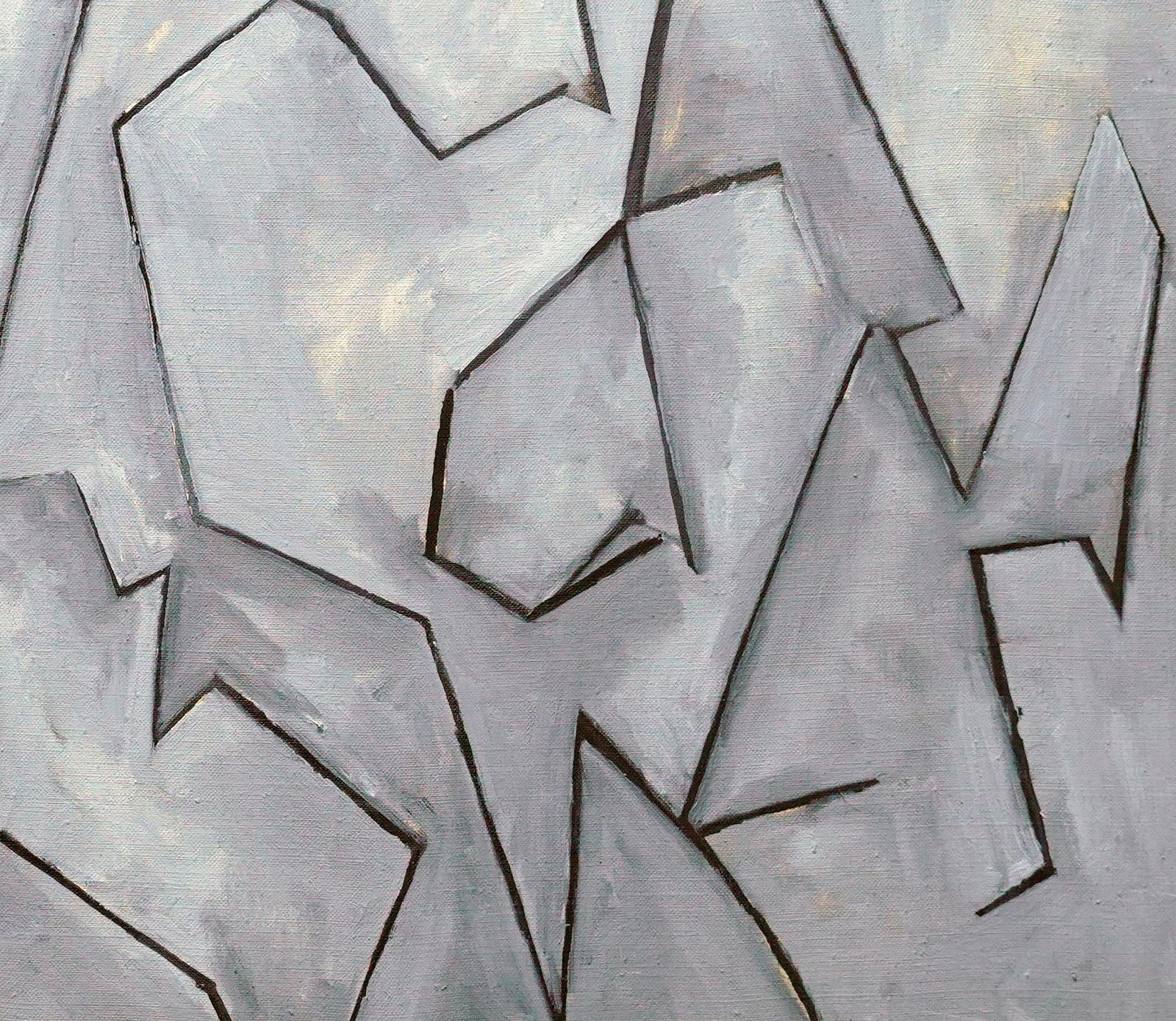 Penelope Ellisconceptual Abstract VII   British Sixties Art Oil Painting Female Artist1963 photo Art