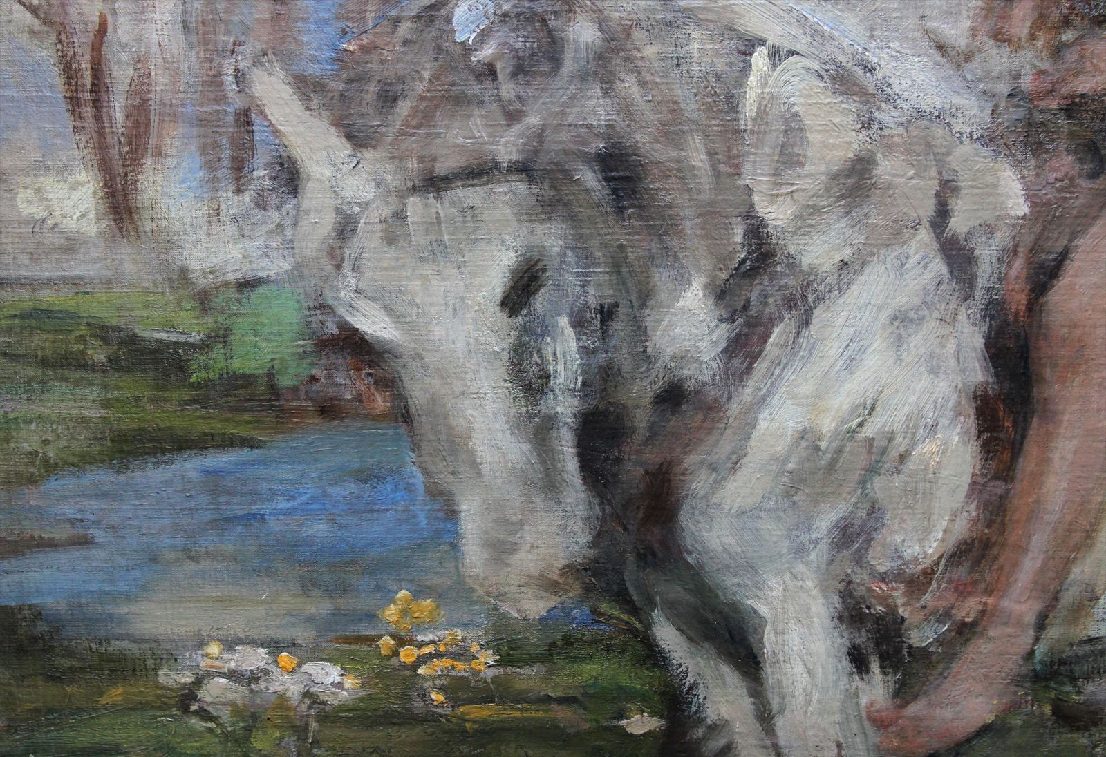 James Jebusa Shannonportrait Of Artist's Grandson   Edwardian Impressionist Horse Art Oil Paintingcirca 1904 photo 7649.0