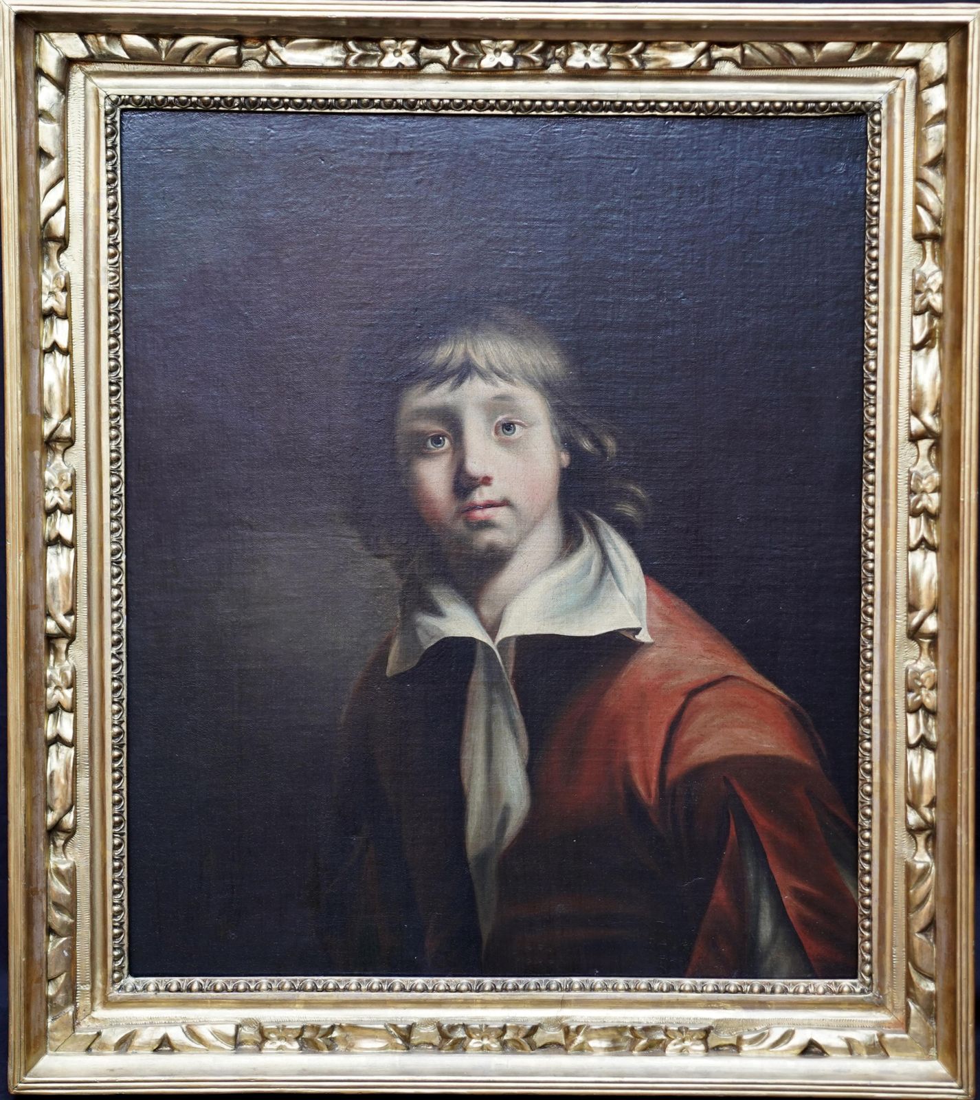photo for sale Portrait Of A Young Boy   British Art 1780 Old Master Male Portrait Oil Paintingcirca 1780