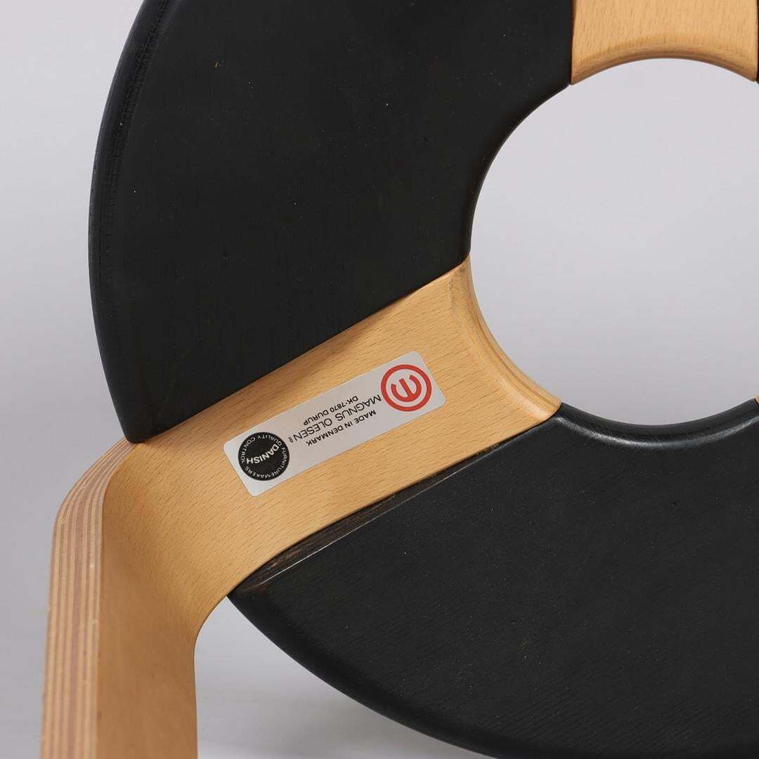 Rud Thygesen & Johnny Sørensen Stool For Magnus Olesen "The Doughnut Stool" photo vintage