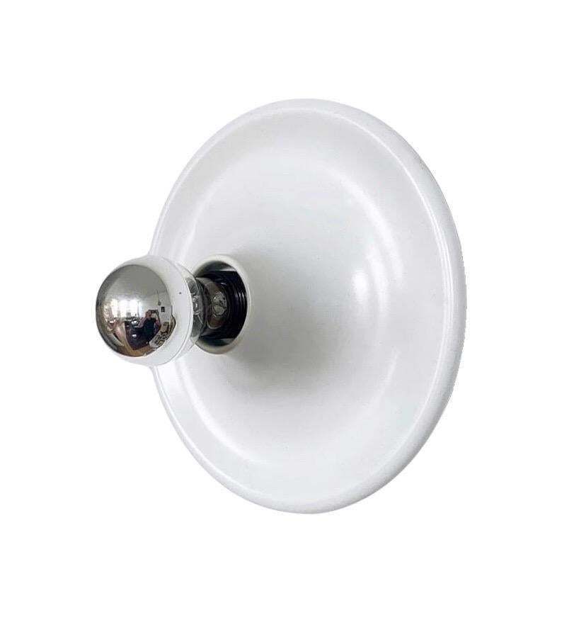 Postmodern Italian Set Of Ten White Wall Sconces By Targetti Sankey, 1980s photo buy