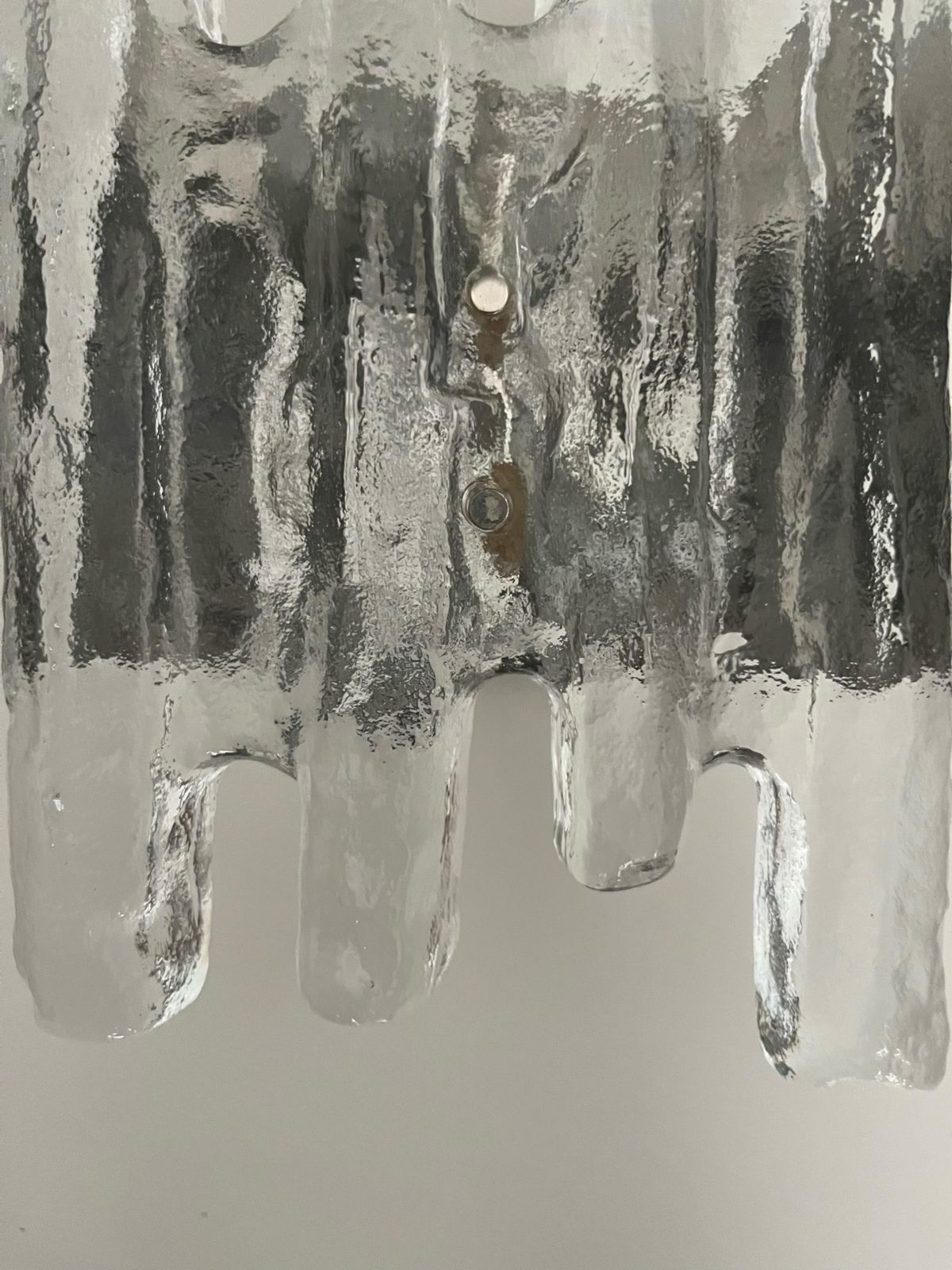 Pair Of Midcentury Austrian Murano Glass "Faun" Wall Sconces By Kalmar, 1970s photo 2303.0