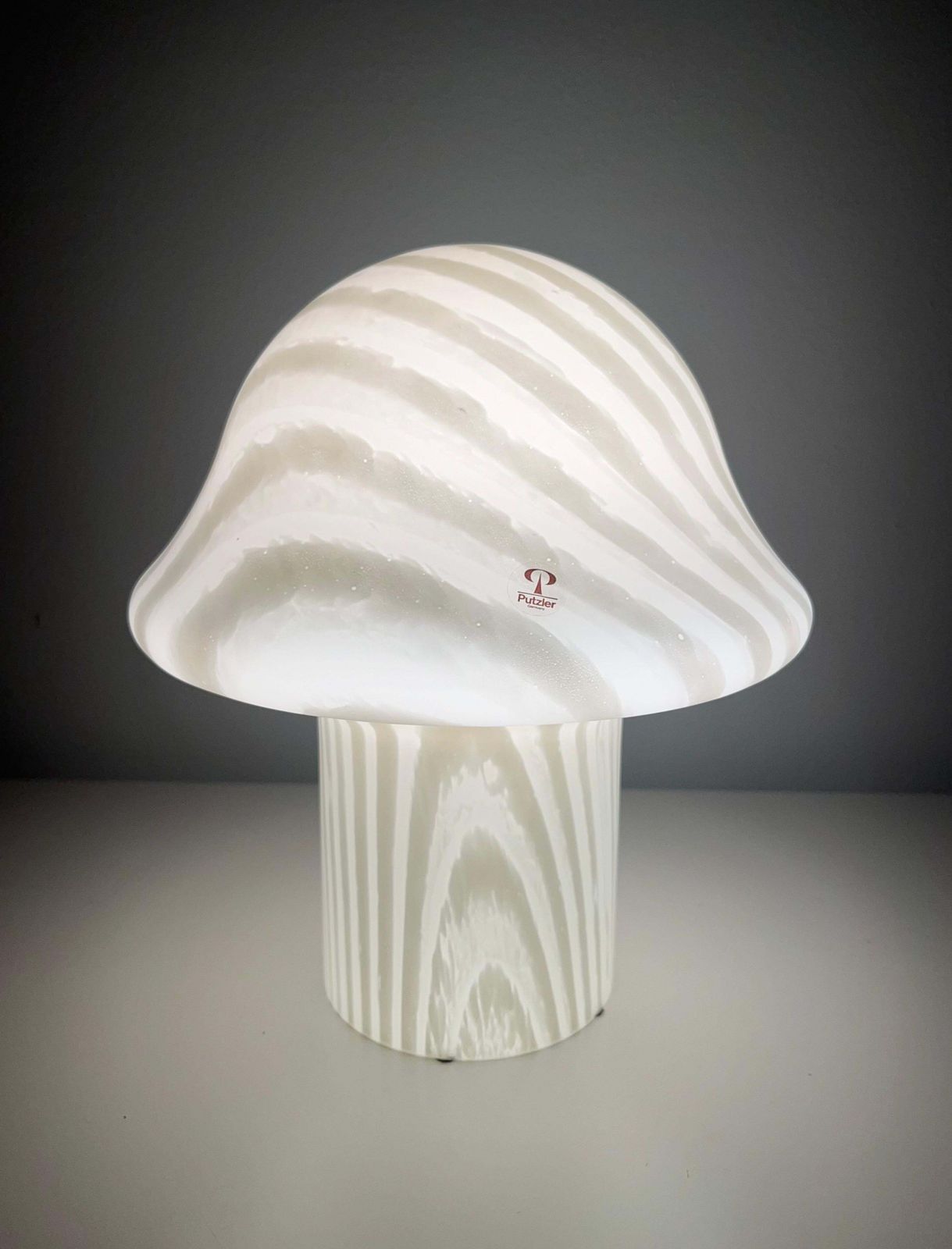 German Midcentury Murano Pair Of Table Lamps By Peill & Putzler, 1970s photo for sale