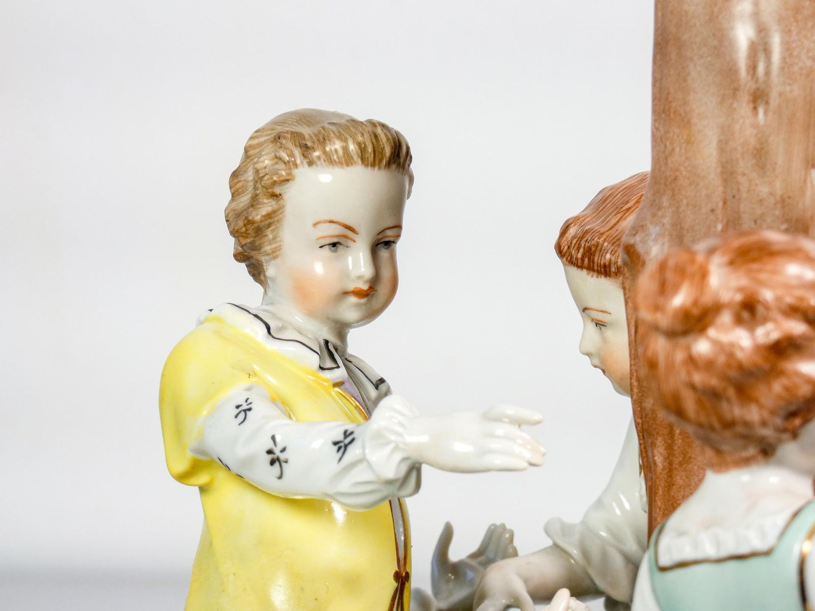 Dresden Porcelain Sculpture Molded And Painted By Hand. Early 20th Cent. photo buy