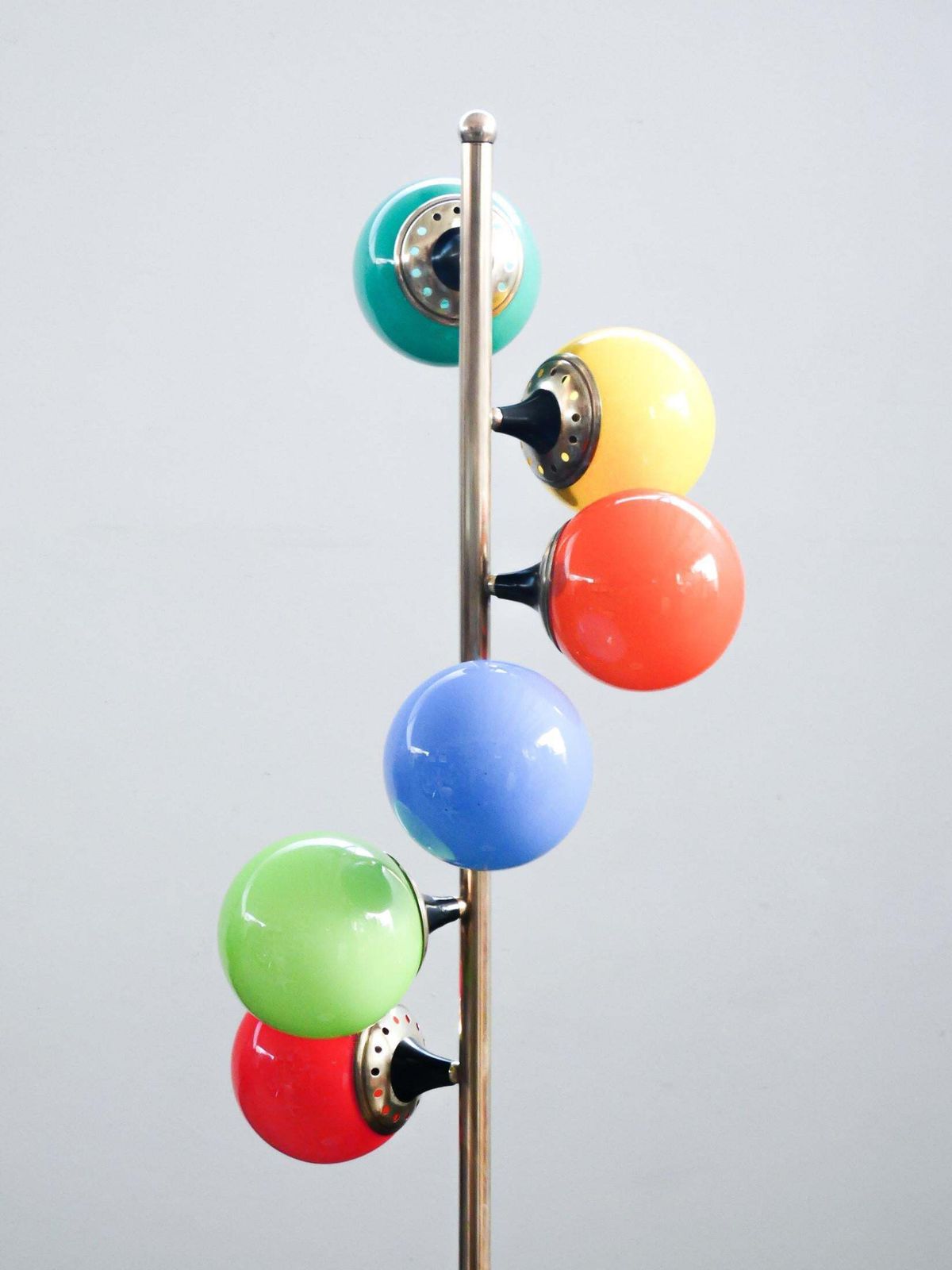 photo for sale Lampada Da Terra Alberello Design Stilnovo. Accensione A Tre Fasi. Italia, 1960s