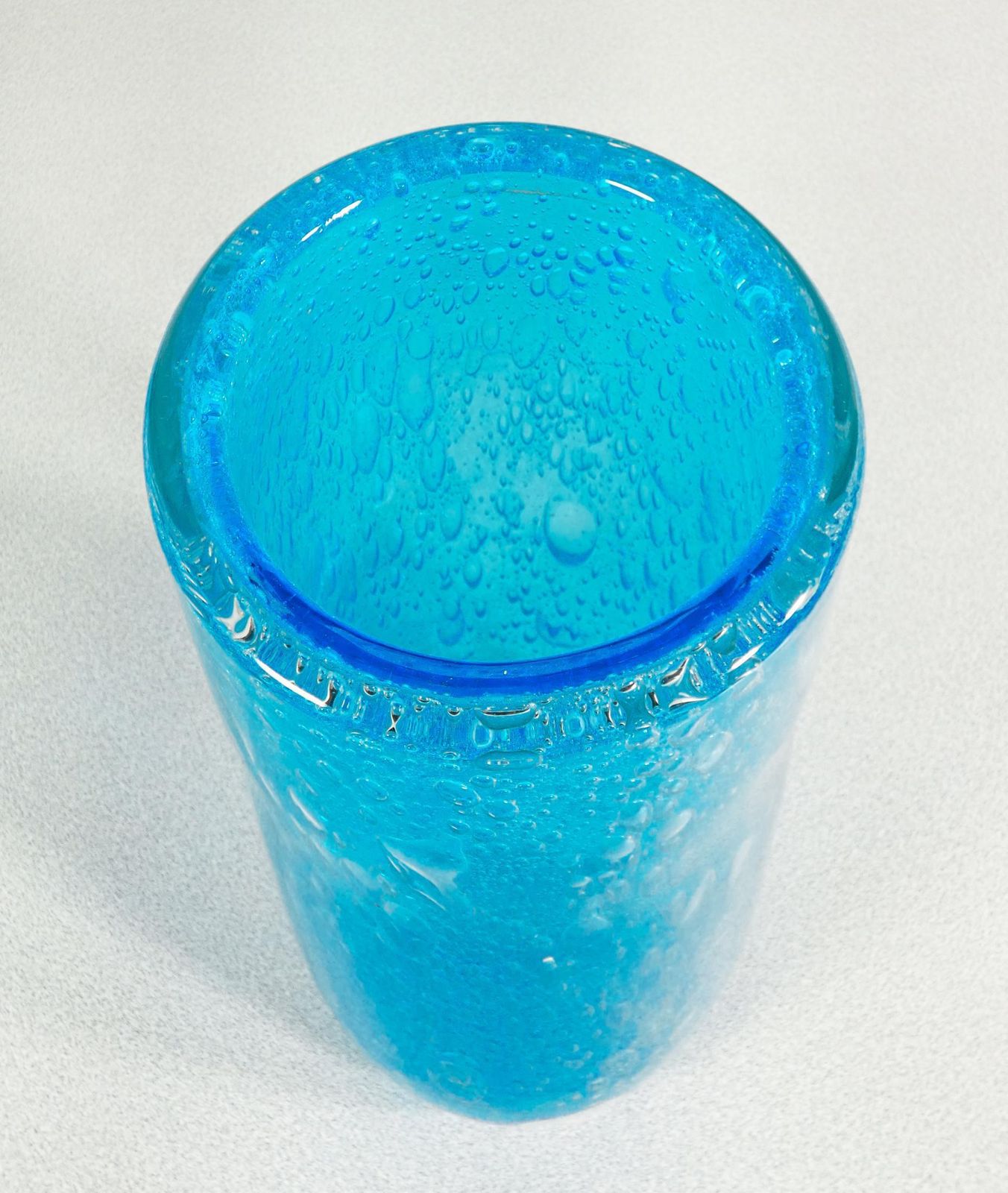 Bullicant Blown Glass Vase Signed Alessandro Barbaro. Murano photo Home Decor
