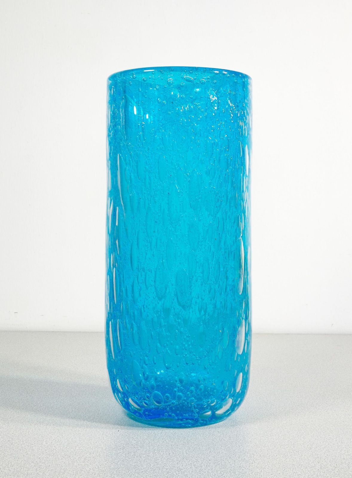 Bullicant Blown Glass Vase Signed Alessandro Barbaro. Murano photo buy