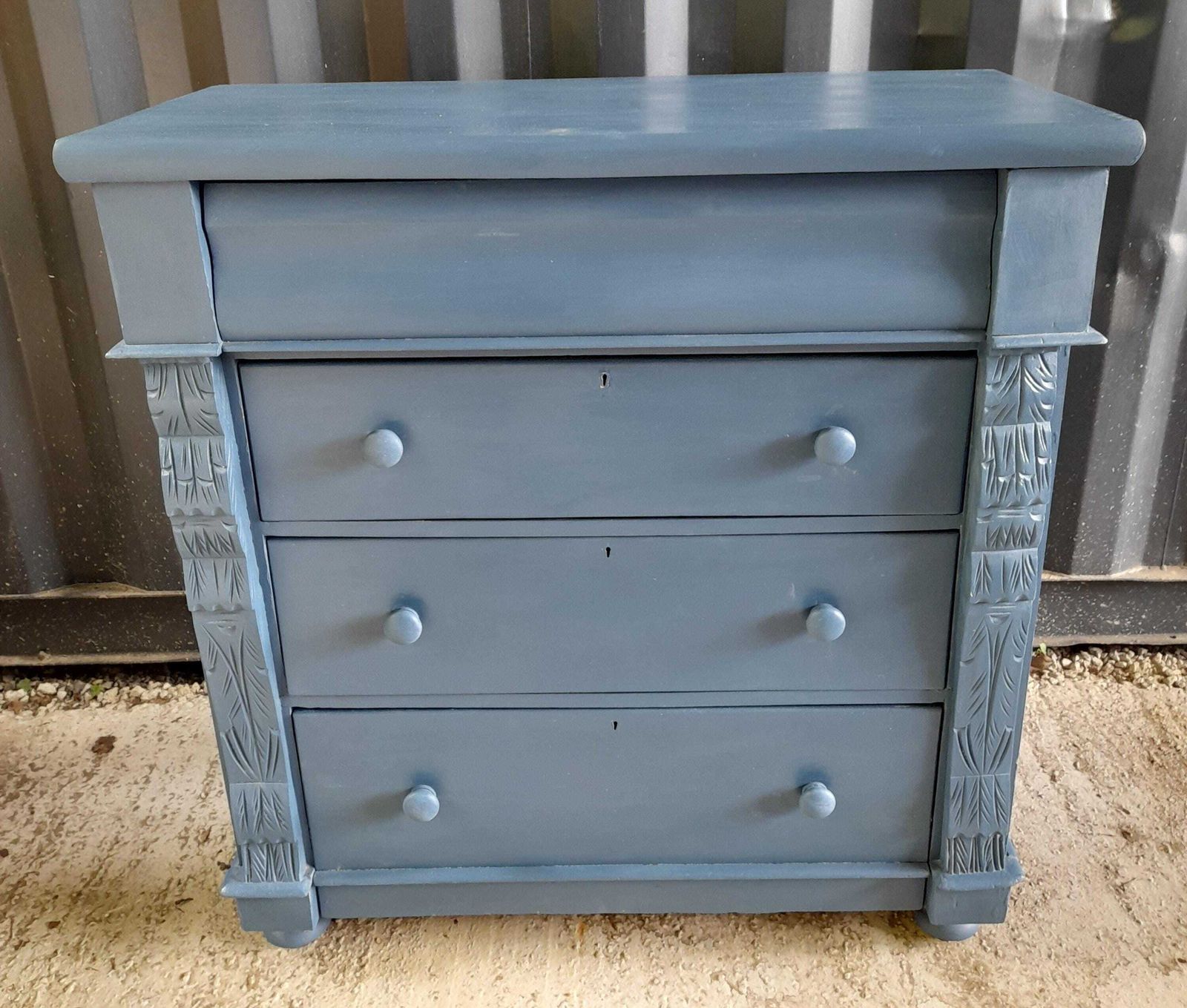Victorian Chest Of Drawers.