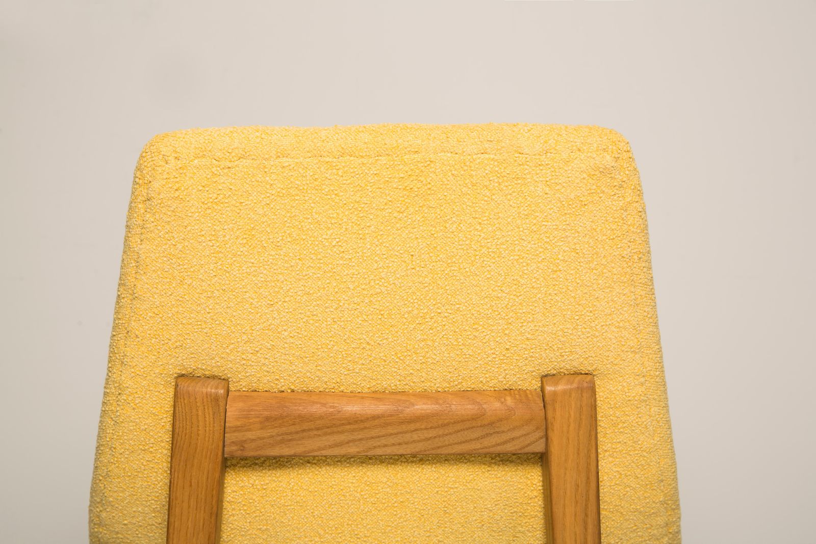 photo furniture Rare Mid Century Yellow Shell Chair, H.Lachert, Europe, 1960s