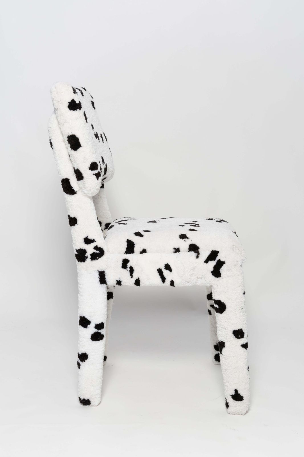 Mid Century Hand Tufting Dalmatian Chair, Rajmund Halas, Poland, 1960s photo Furniture