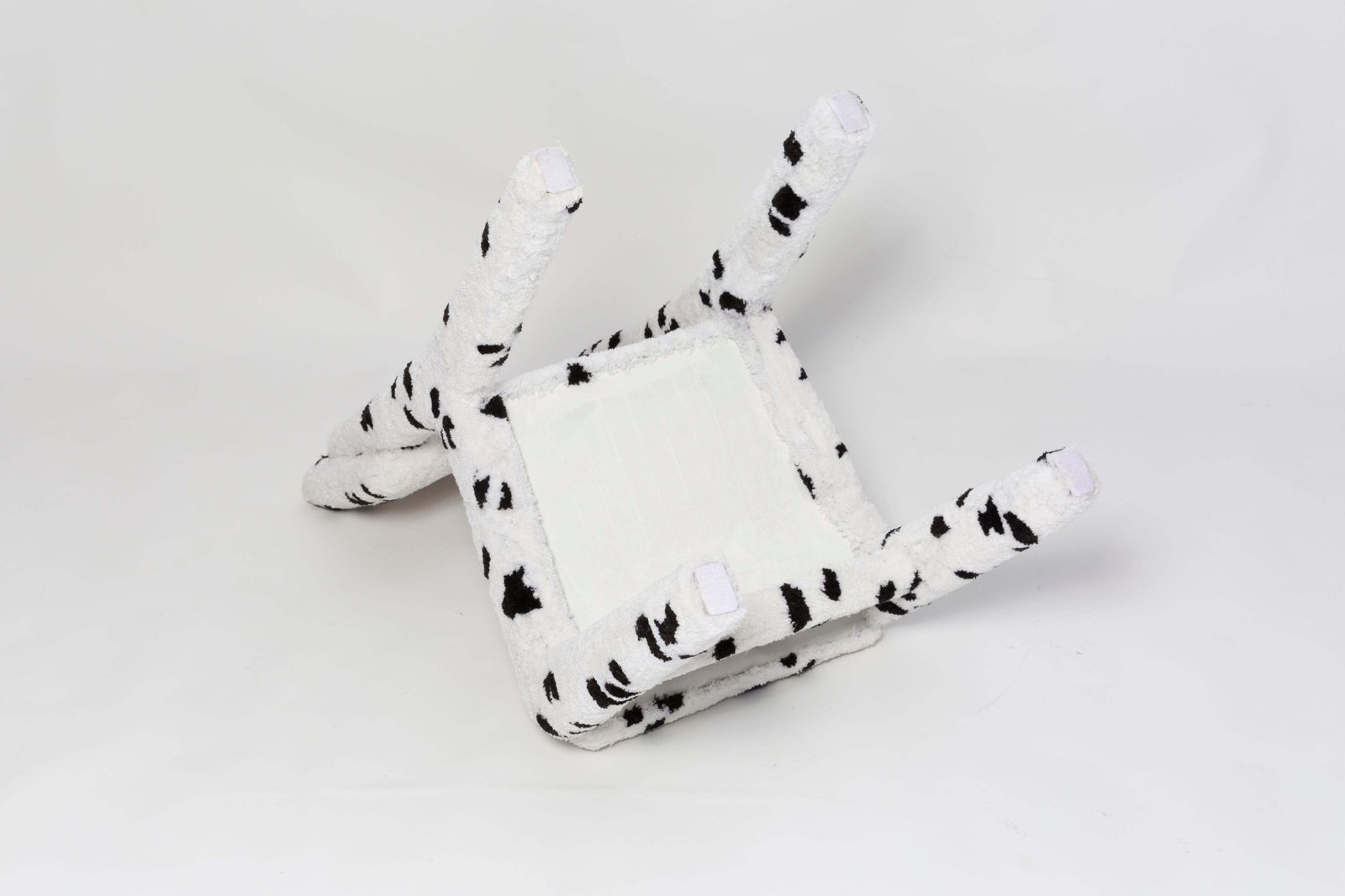 Furniture Mid Century Hand Tufting Dalmatian Chair, Rajmund Halas, Poland, 1960s photo