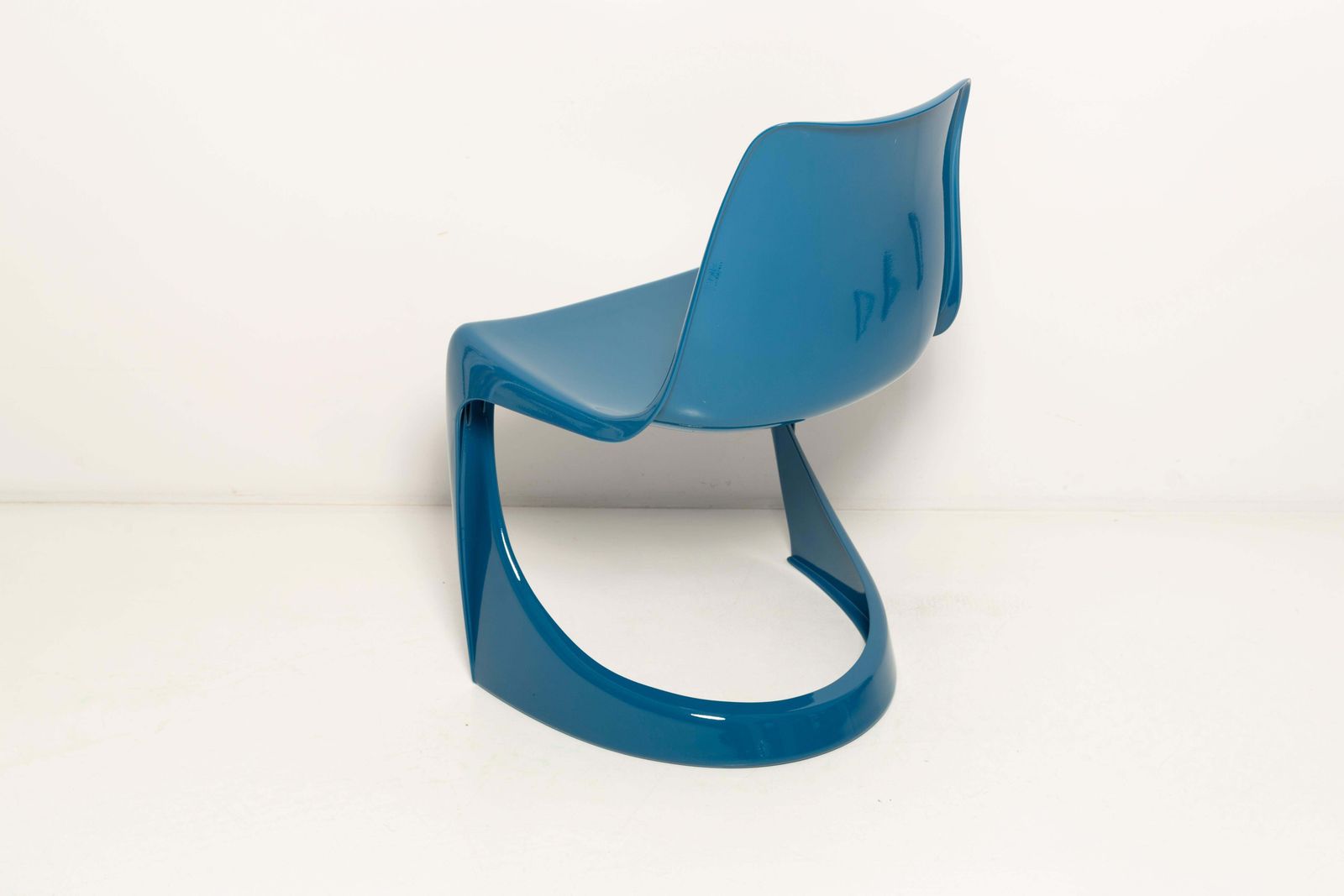Set Van Twee Mid Century Zeeblauw Cado Stoelen, Steen østergaard, Europa, Jaren 1960 photo buy