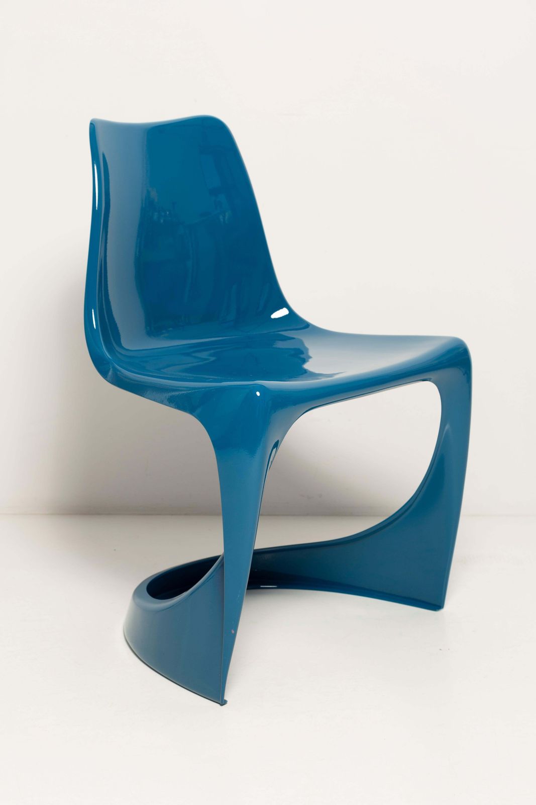 photo for sale Set Of Four Mid Century Sea Blue Cado Chairs, Steen østergaard, Europe, 1960s