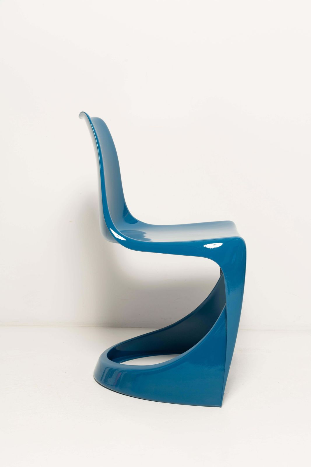 3088.0 Set Van Vier Mid Century Zeeblauw Cado Stoelen, Steen østergaard, Europa, Jaren 1960 photo