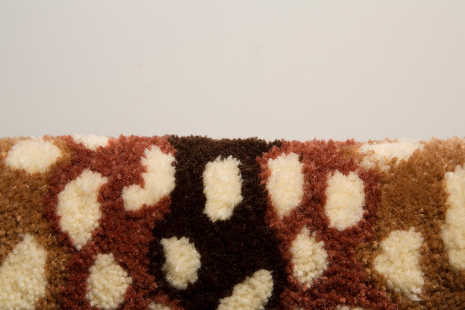 Mid Century Hand Tufting Roe Deer Bambi Wool Shell Chair, Europe, 1960s photo vintage