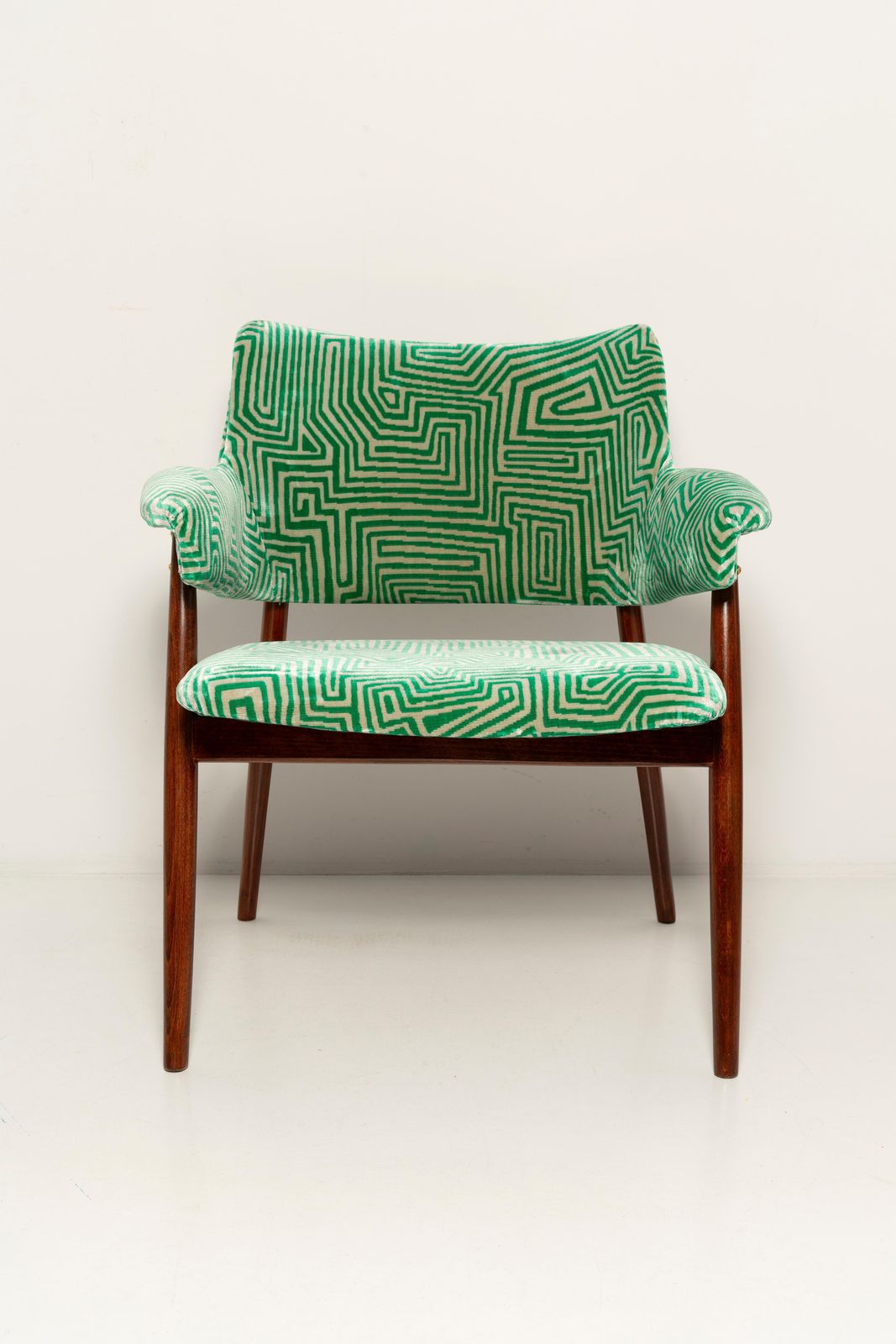 photo furniture Mid Century Armchair Dedar Jamu Jungle, Type B 6148 Radomsko, Europe, 1960s