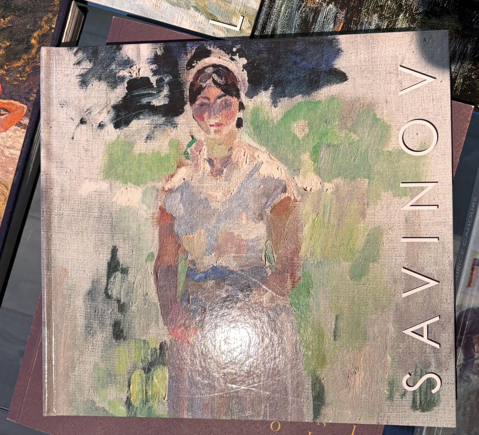 Gleb Savinov"In Giardino" Olio Cm. 31 X 48   19781978 photo vinterior