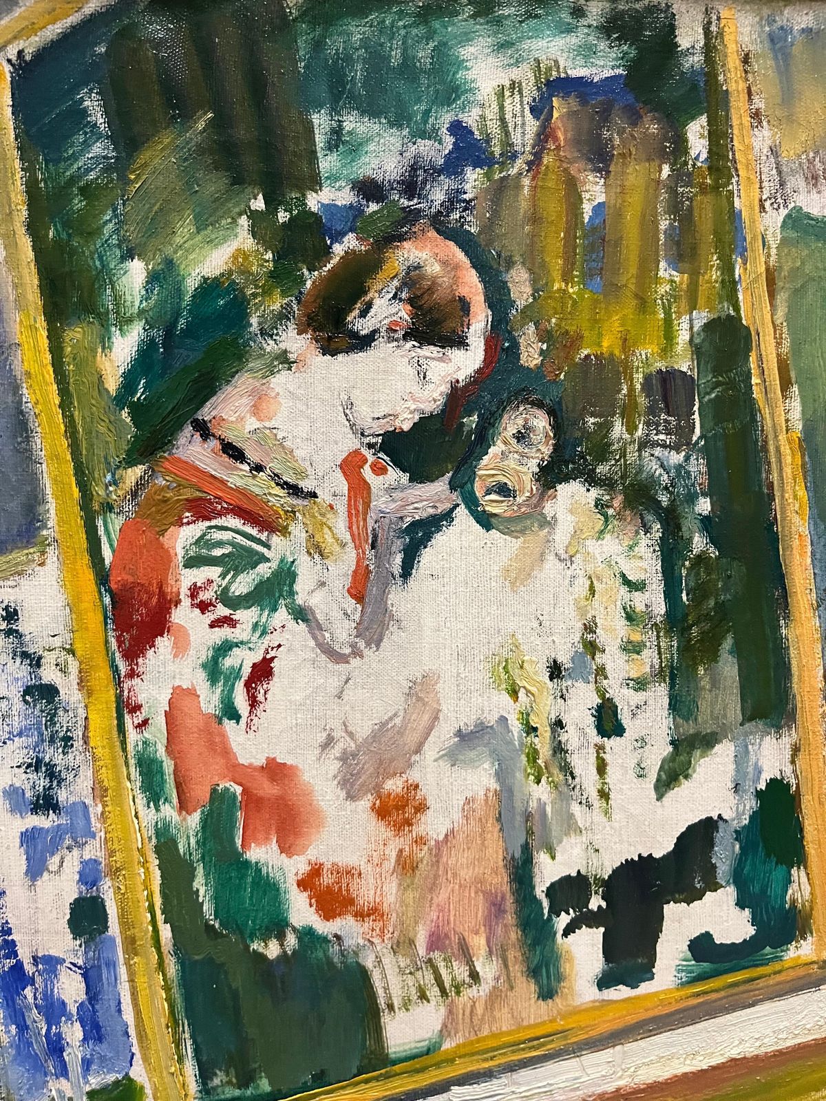 Gleb Savinov"Interior With Little Girl" Oil  Cm. 64 X 81  19771977 photo Art