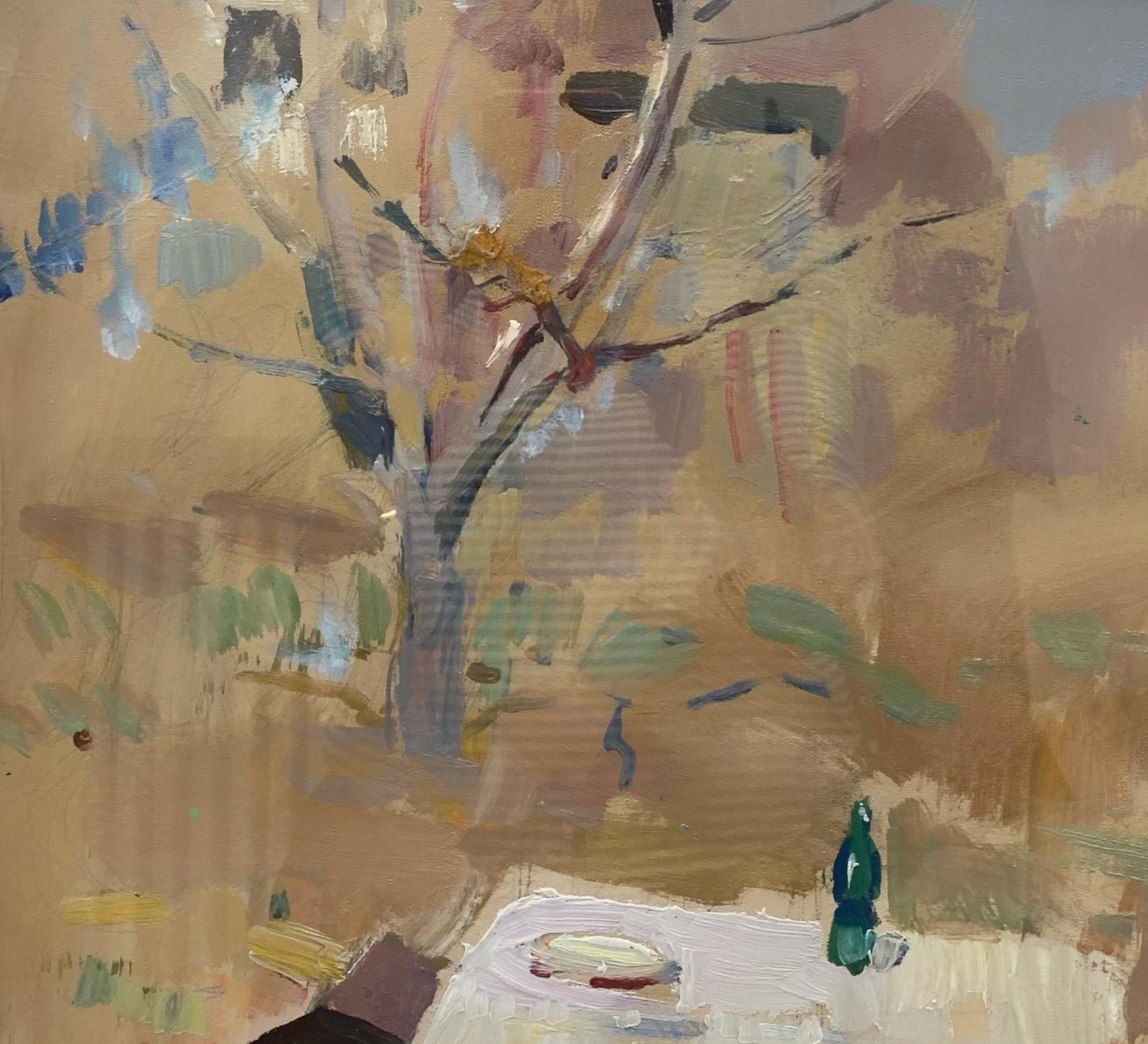 Gleb Savinov"Newborn In The Garden" Child, Garden Oil Cm.34 X 49 19741974 photo 4305.0