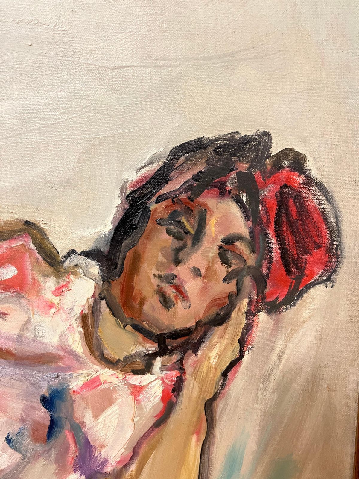 Edgardo Corbelli"Angela"  Oil  Cm. 100 X 70  19791979 photo for sale
