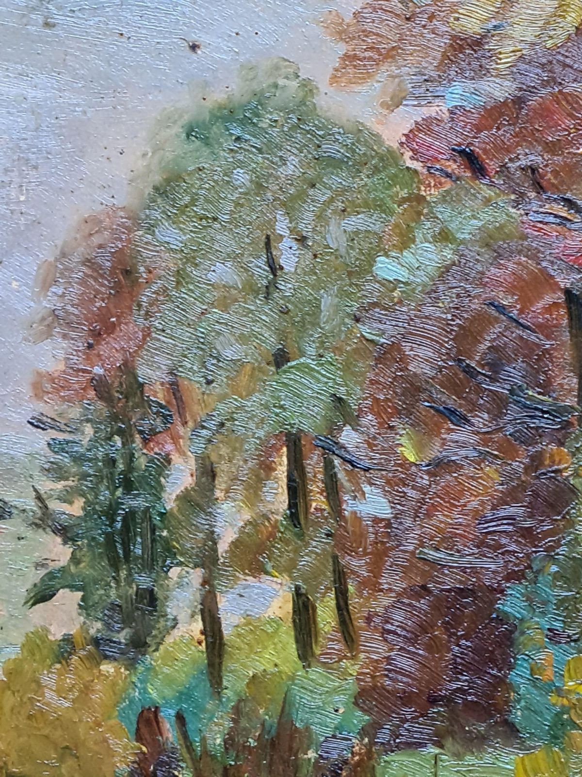 Georges Guerinfrench Impressionist Barbizon School Landscape, Autumn Glory And Azeleas1937 photo furniture