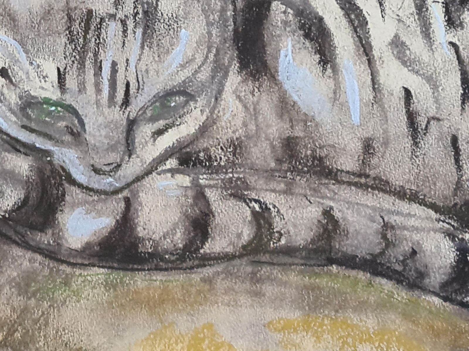 Renée Jullienparis School Pastel, The Resting Cat, Circle Of Léonard Tsuguharu Foujita photo vinterior