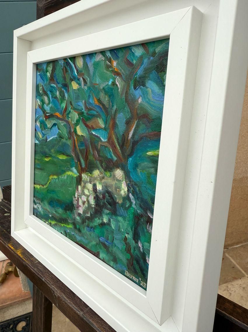 626.0 Bernadette Van Baarsen Contemporary Expressionist Oil On Linen. 'Chêne De Bastigales'.2023 photo