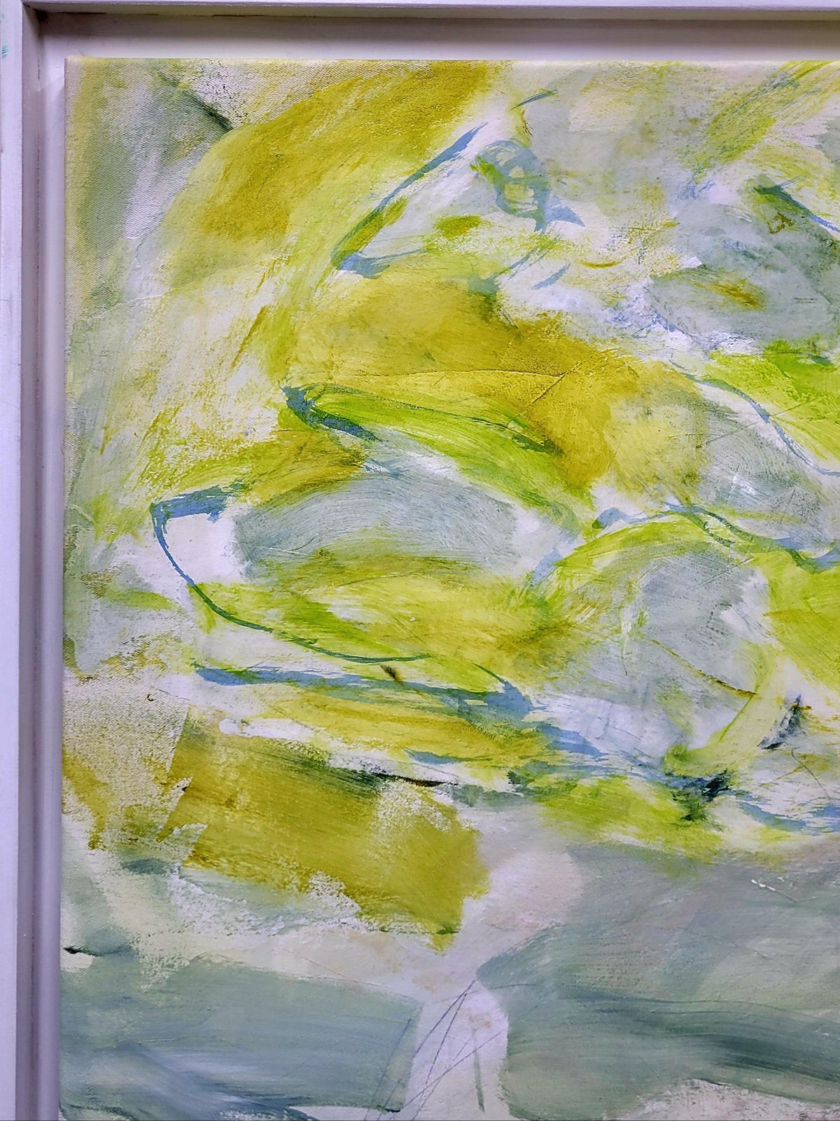 Christian Manoury Contemporary Abstract Expressionist,  Color Field Landscape.  Les Champs VIII.2021 photo Art