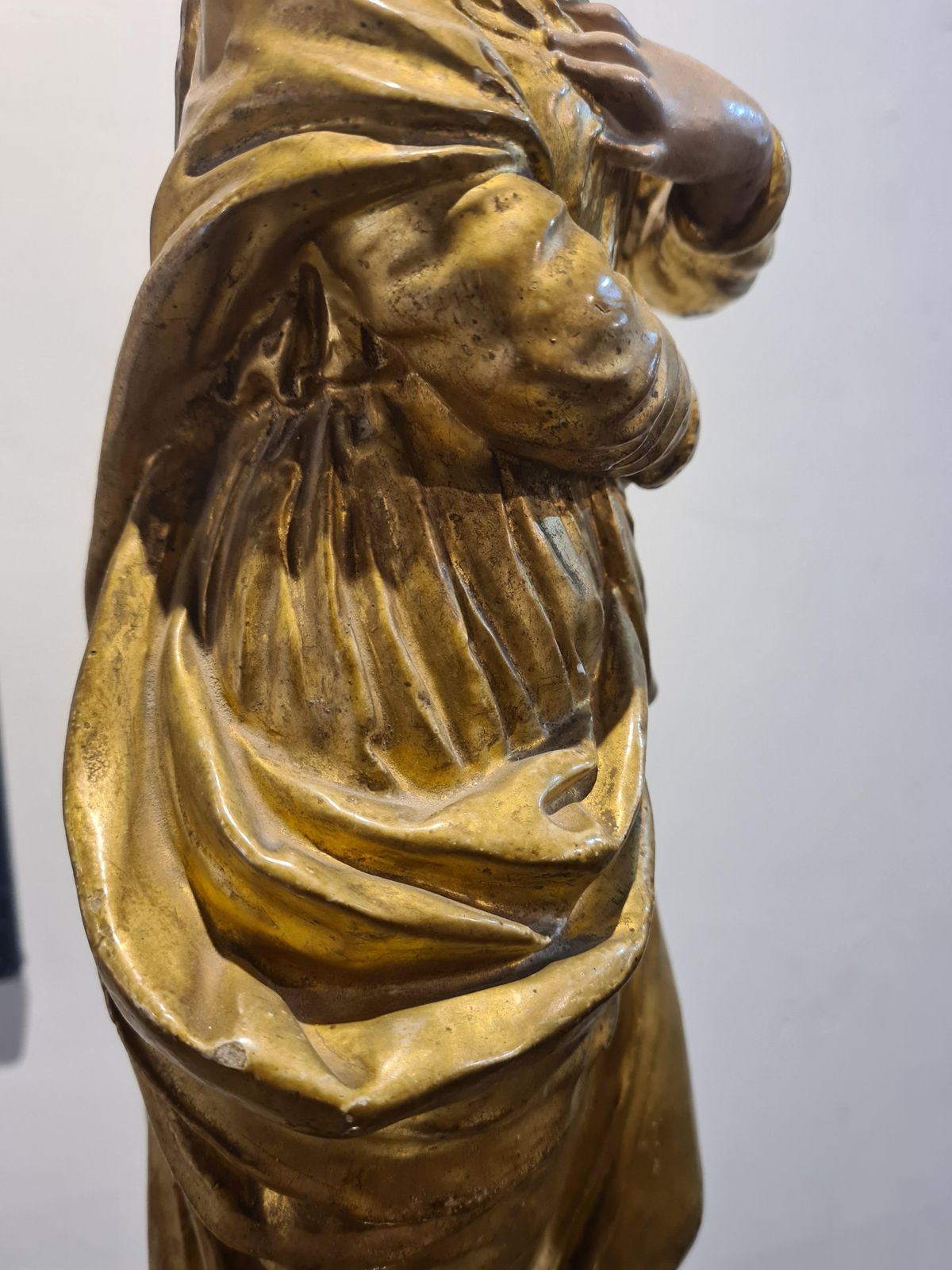 photo furniture Unknownfrench Polychrome And Gilded Statue Of The Virgin Mary1880s