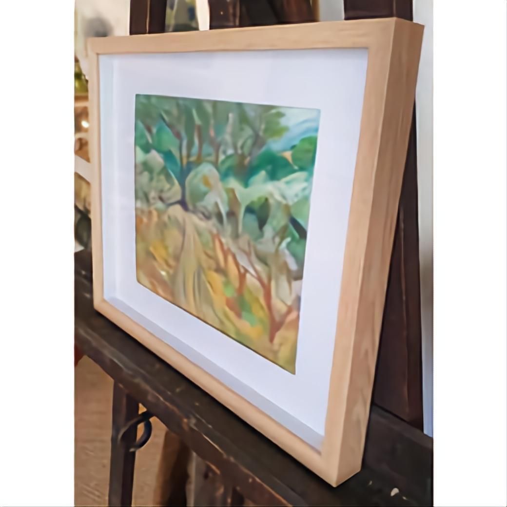 photo furniture Bernadette Van Baarsen 'Le Chemin Privé B'. Contemporary Fauvist Pastel Landscape.2023