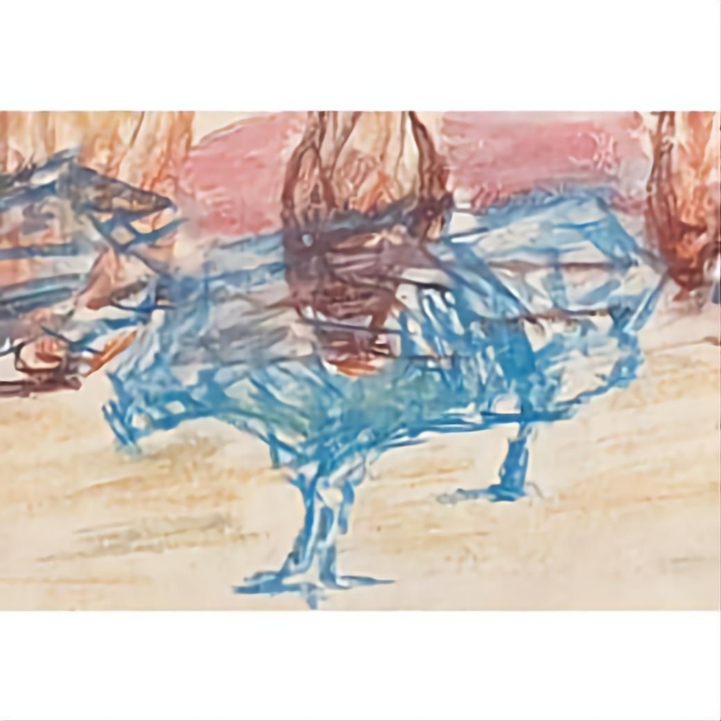 Bernadette Van Baarsen 'Saint Jean No.5' Contemporary Fauvist Pastel.2022 photo for sale