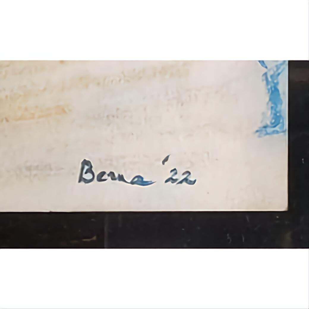 Bernadette Van Baarsen 'Saint Jean No.5' Contemporary Fauvist Pastel.2022 photo vintage