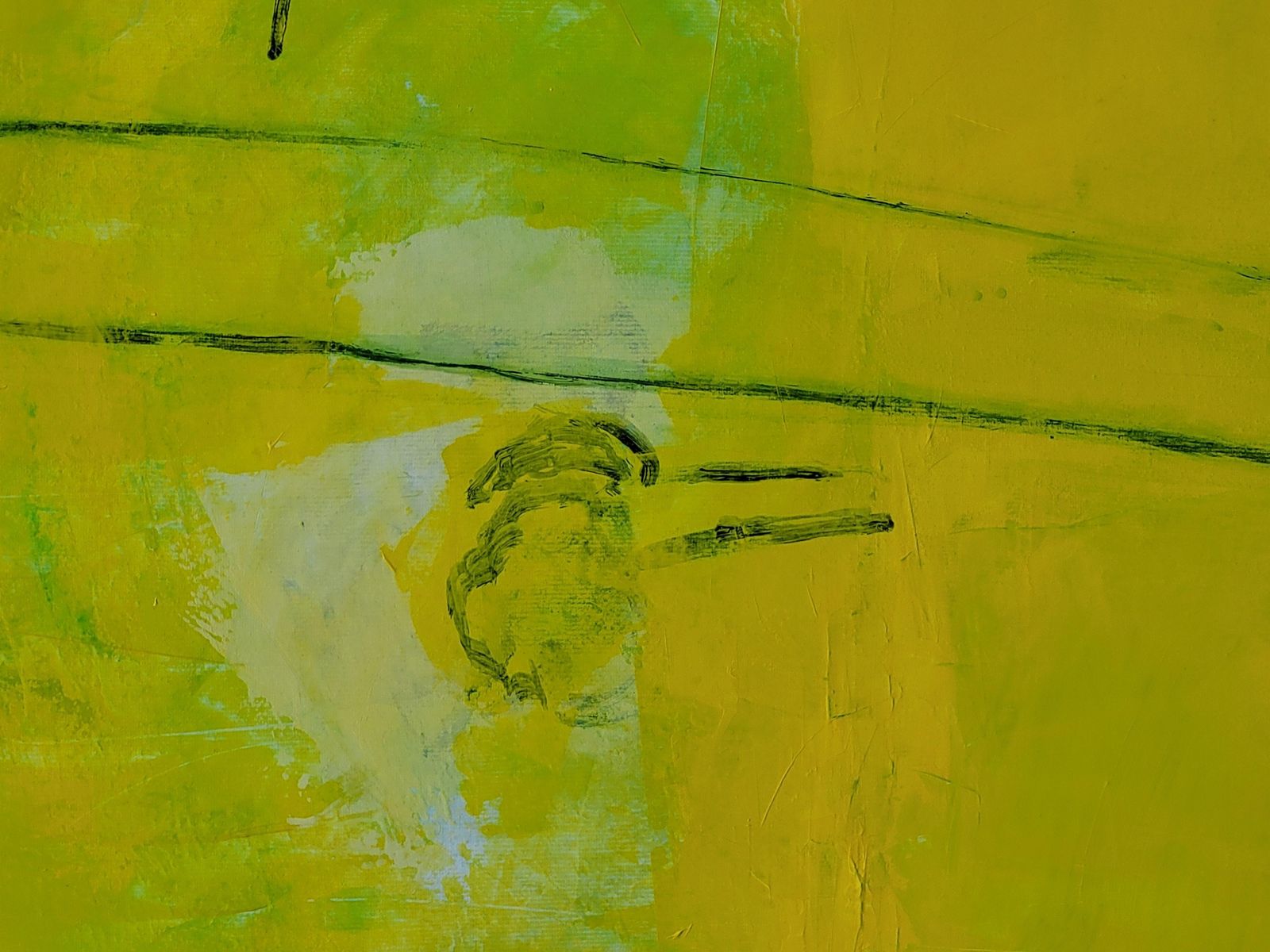 Christian Manoury Contemporary Abstract Expressionist Color Field Landscape, Les Champs Iv2021 photo Art